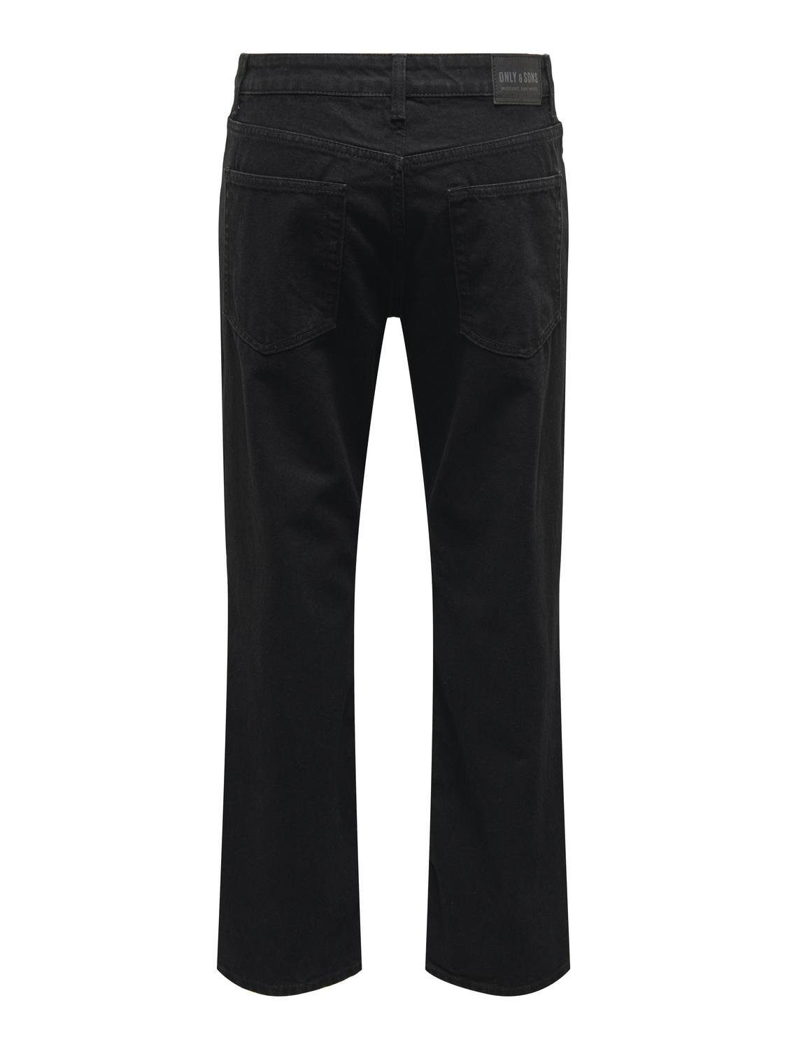 pieces Weite Jeans - Baggy Jeans - ONSEDGE STR. ONE BLKD 8004 PIM DNM BF
