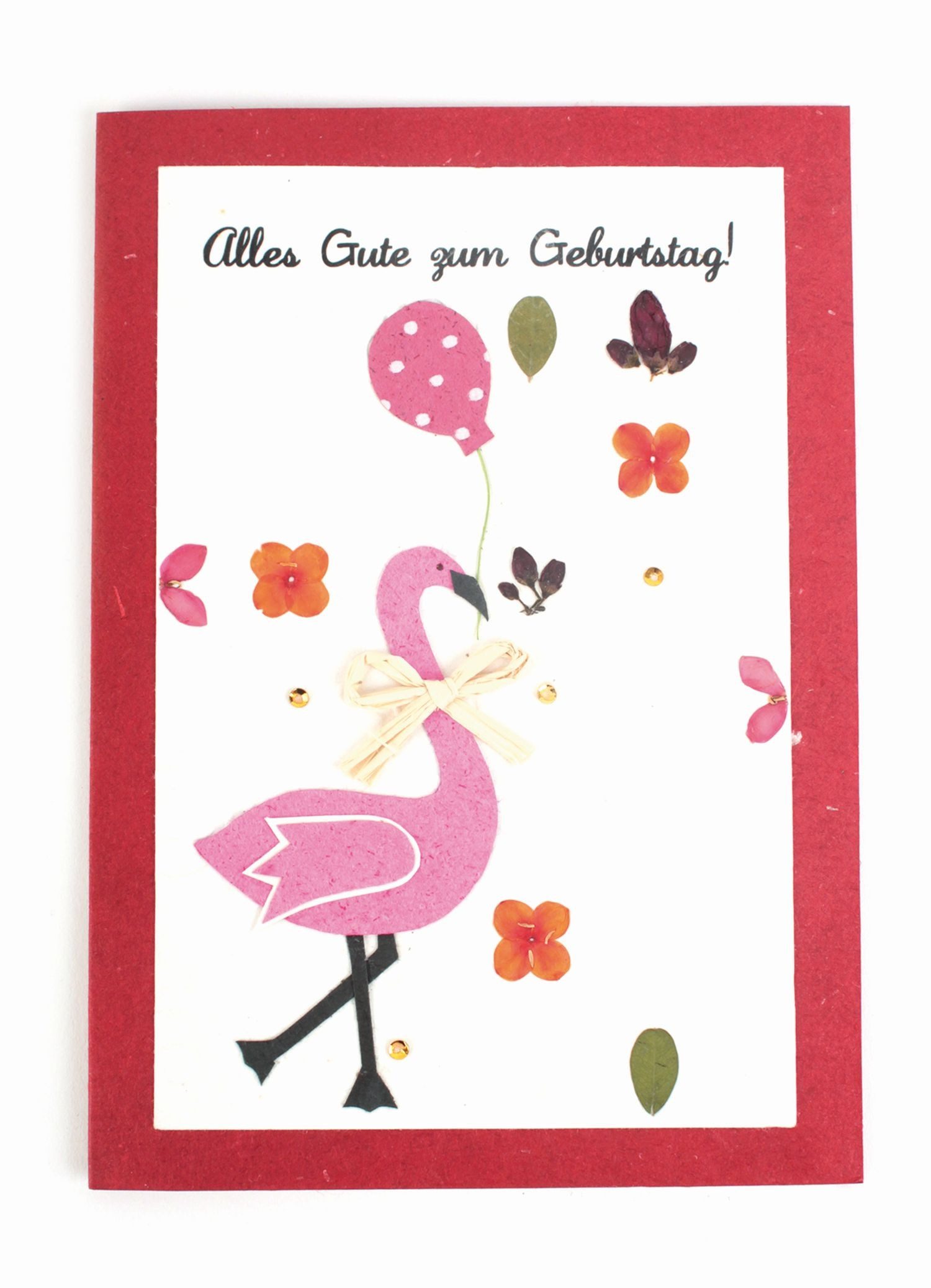 El Puente Grußkarte Grußkarte "Alles Gute zum Geburtstag!", Handmade, Fair Trade