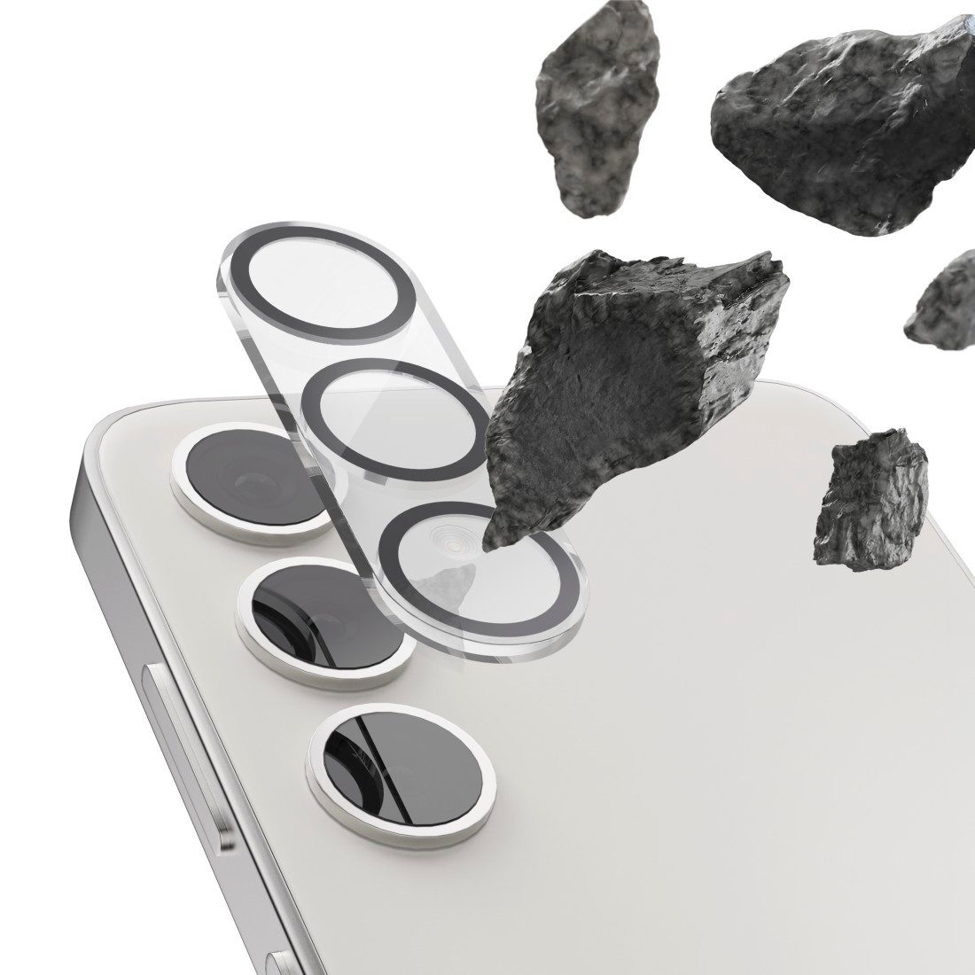 Hama Kameraschutzglas Handy Schutzglas Sicherheitsglas Samsung Galaxy A37 5G für Samsung Galaxy A 57 5G, Samsung Galaxy A37 5G, 9H Härte, Kratzfest, Stoßfest, p – Bild 4 von 5