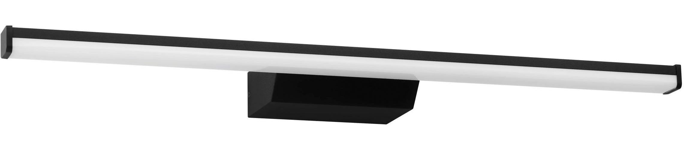 EGLO Spiegelleuchte Regello-Z Spiegelleuchte, ZigBee 3.0, Bad Wandlampe, IP44, Lampe, Bluetooth, Dimmfunktion, Farbwechsel, RGB, mehrere Helligkeitsstufen, LED fest integriert, Kaltweiß, RGB, Wand-/Deckenleuchte - L60 x H4 x AL13 cm - schwarz - 12W inkl.