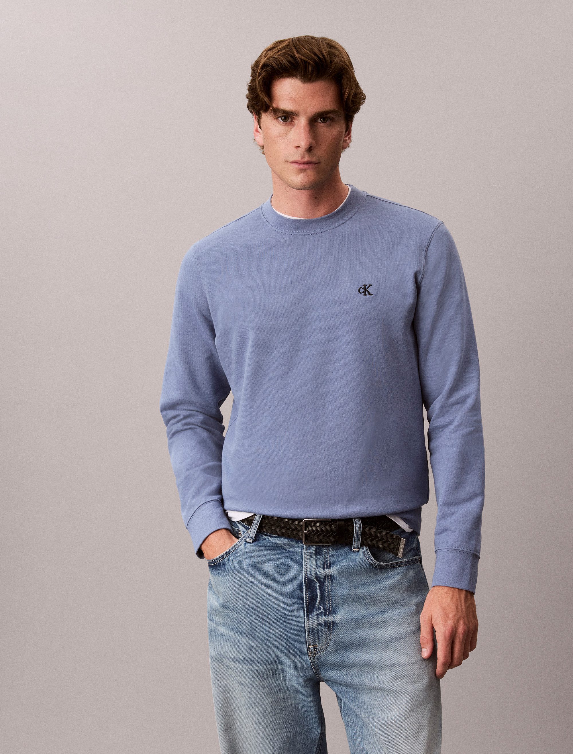 Calvin Klein Jeans Sweatshirt Regular fit mit Rundhalsausschnitt