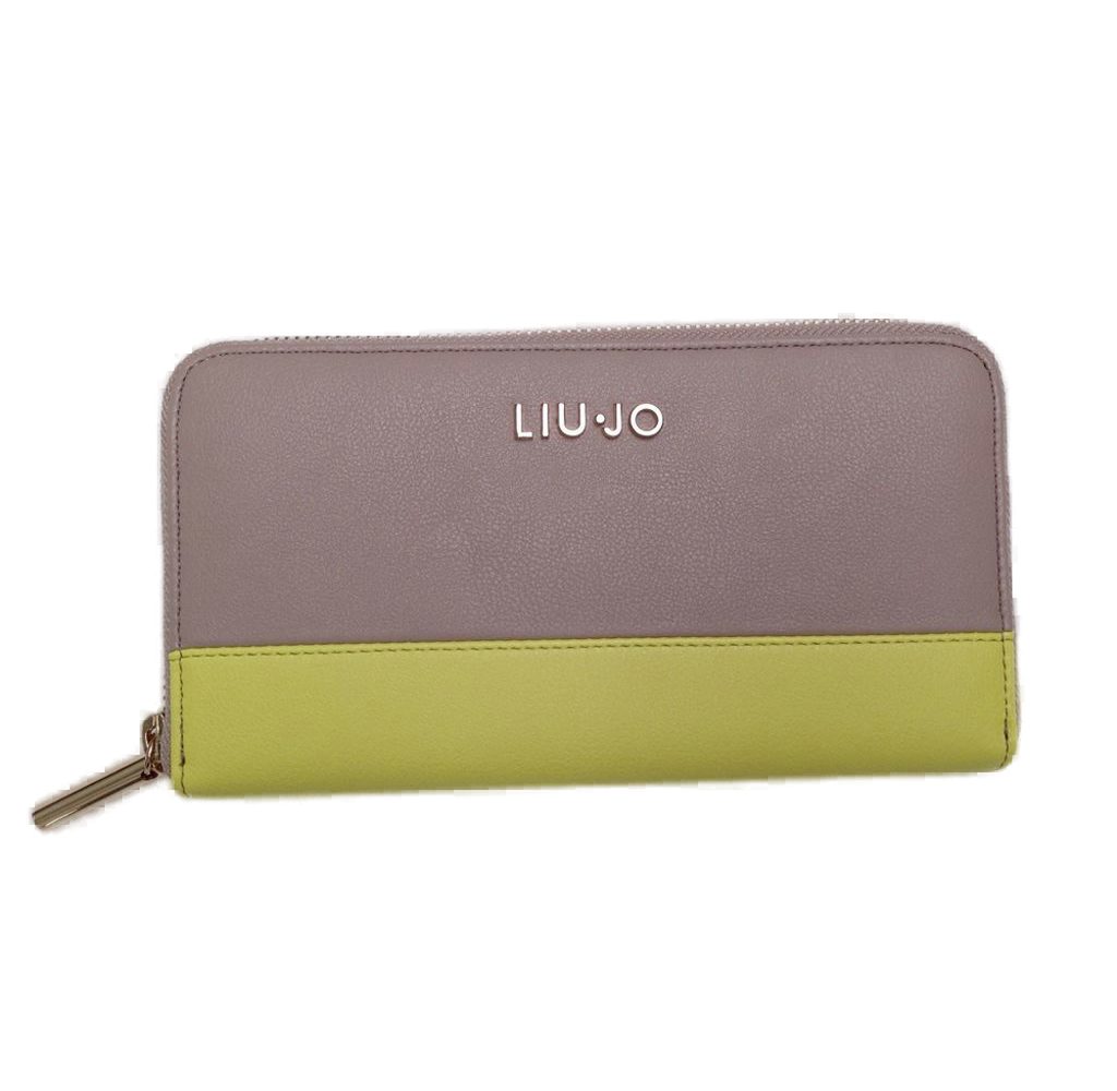 Liu Jo Geldbörse Zip Champagne/Lemon A14301E0002-03H77, 1 Reißverschlussfach