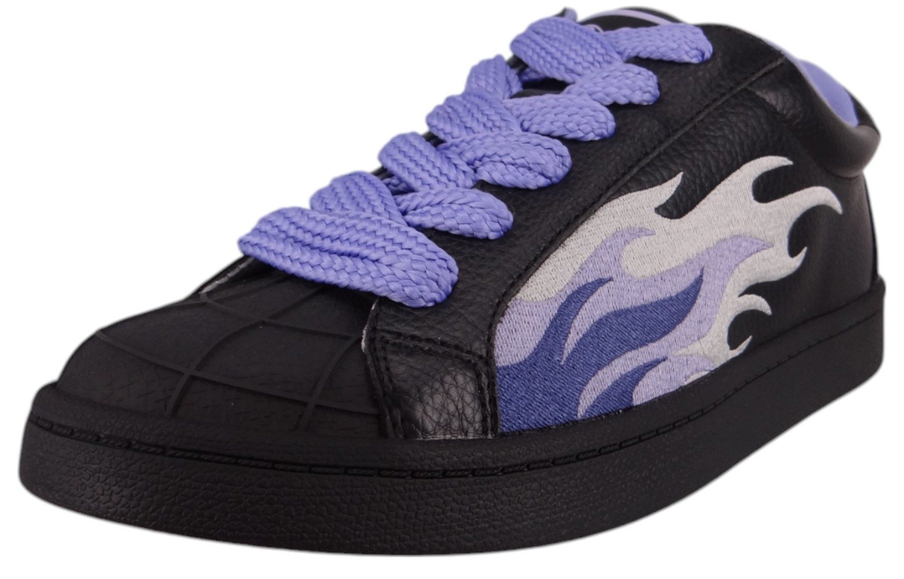 Buffalo 1636317 Liberty Low Top Black Purple Sneaker