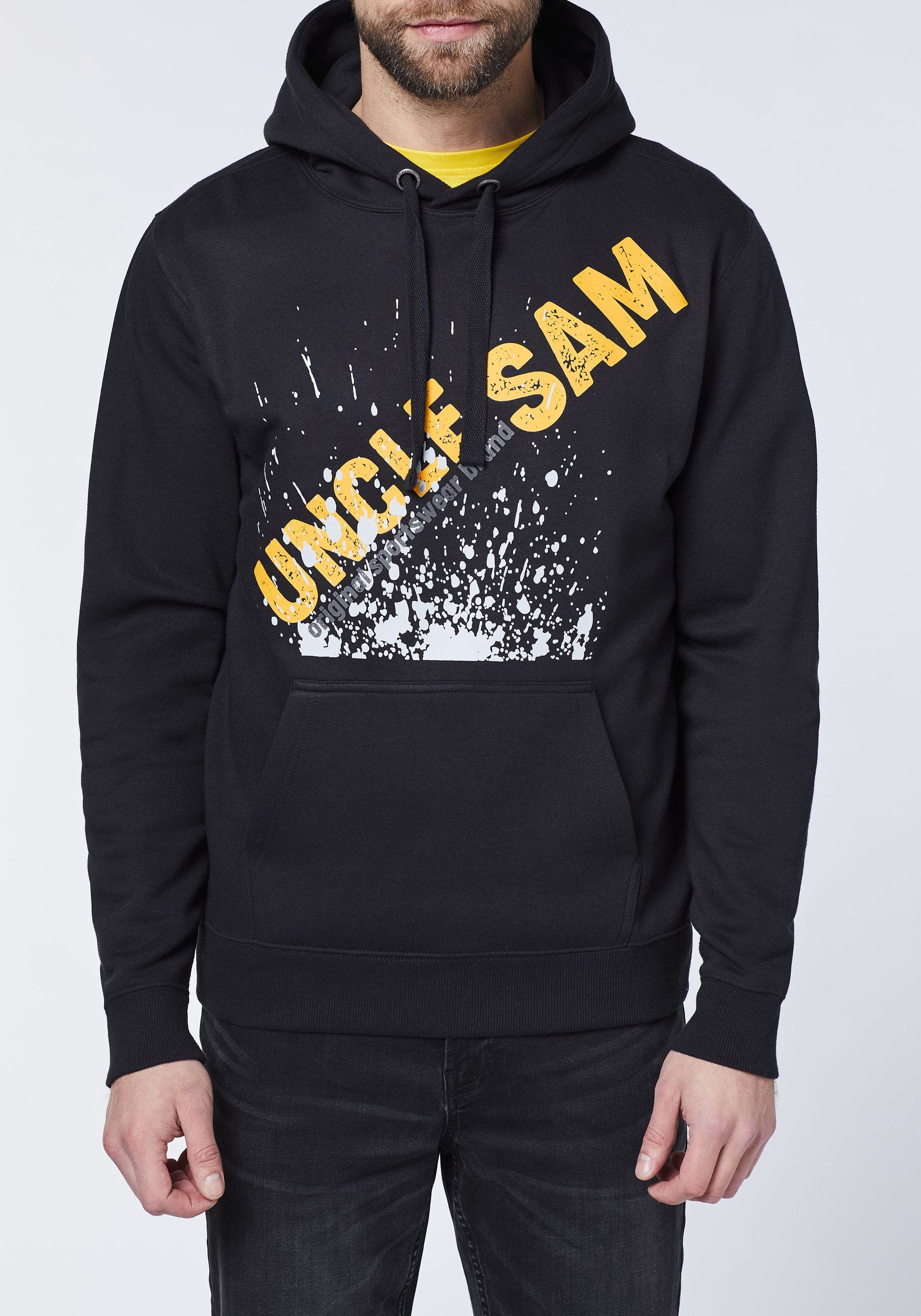 Uncle Art-Label-Design Kapuzensweatshirt im Sam