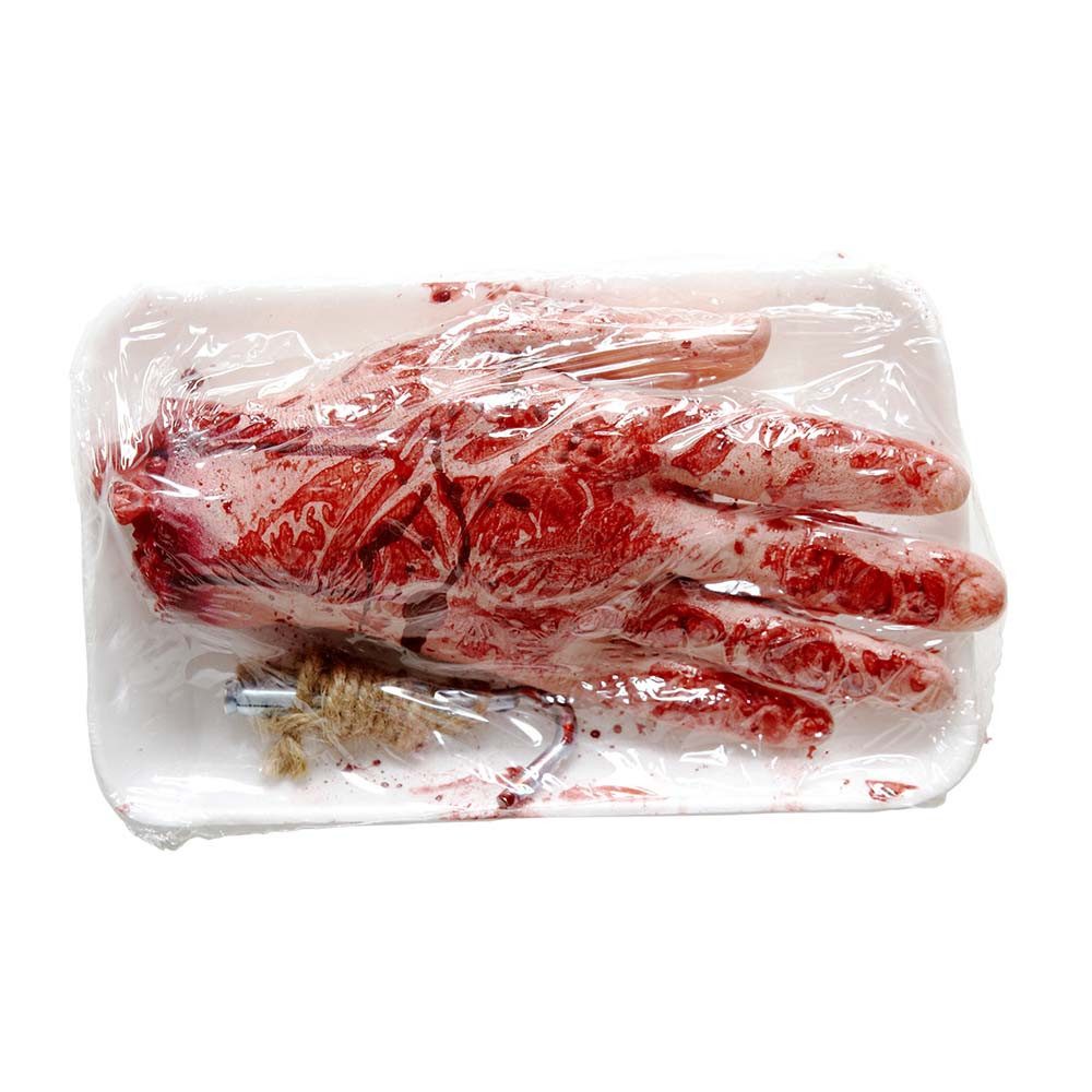 Widmann S.r.l. Kostüm blutige abgeschnittene Hand in Verpackung