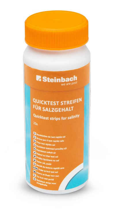 Steinbach Pool-Filterkartusche Steinbach Quicktest Streifen für Salzgehalt 2022, Zubehör für pools