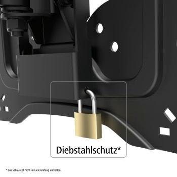 75) Schwarz (bis 100, 200 VESA 3Arme 100, 122cm(48) TV-Wandhalterung, FULLMOTION, Wandhalterung x 6 Zoll, Standard: x 75 Rotation: °, x Hama 48 100