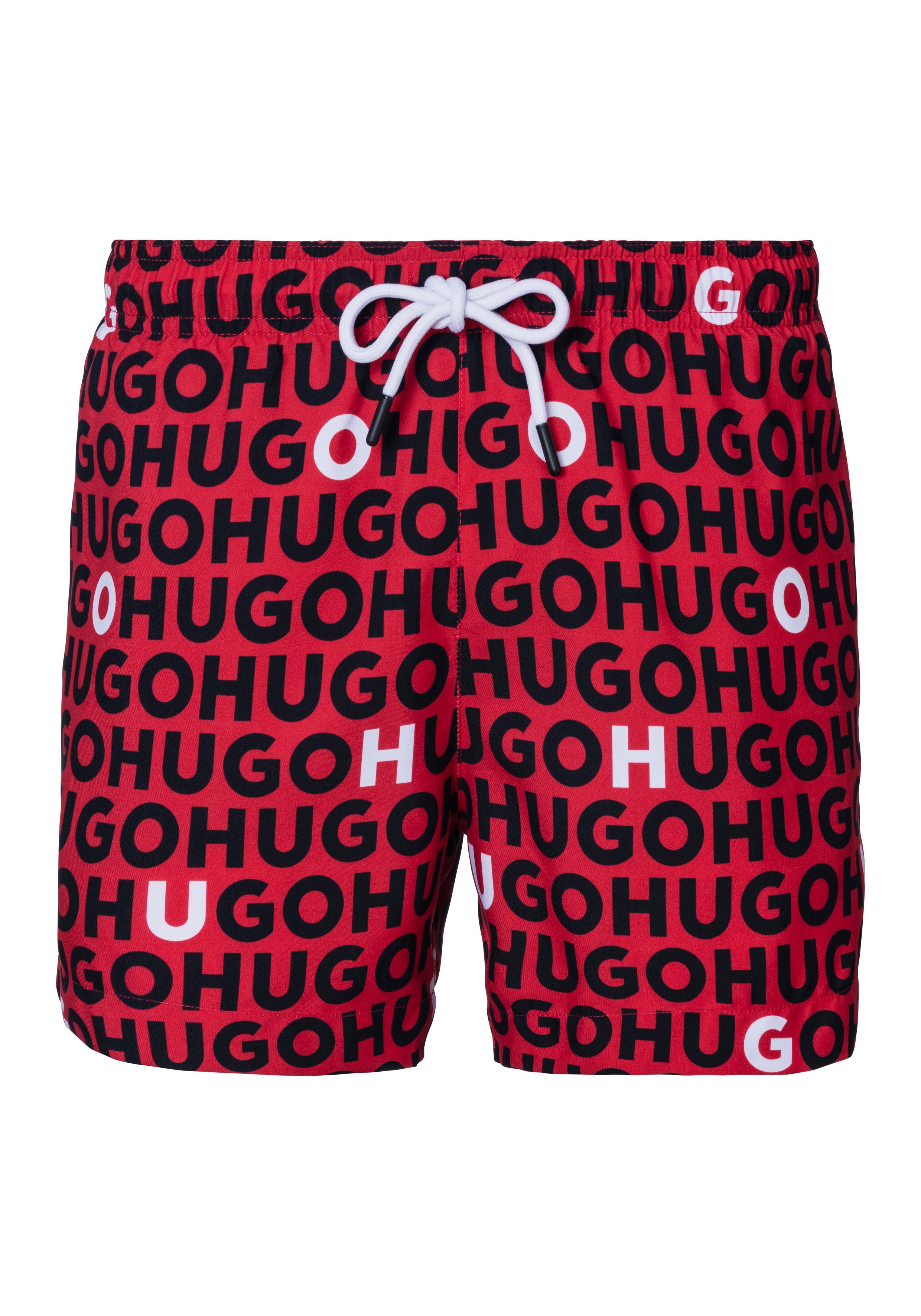 HUGO Badeshorts TORTUGA mit Print