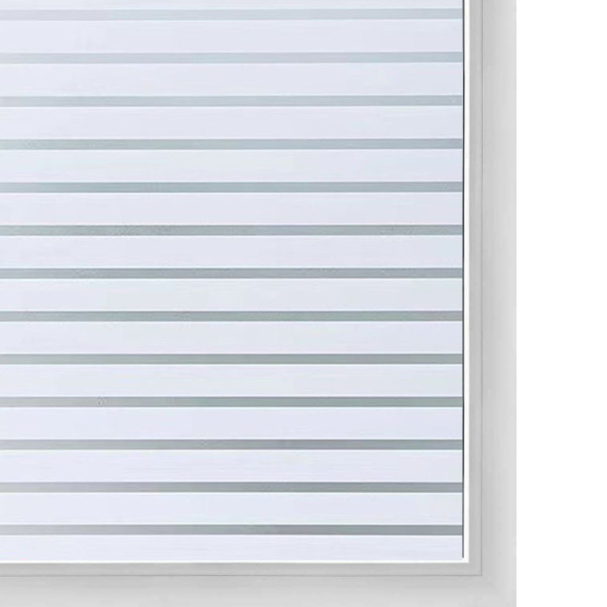 200cm, Bunt für Fensterfolie Fensterfolie FeelGlad Wohnzimmer, Tulpe Weiß1 x 40 Sichtschutz