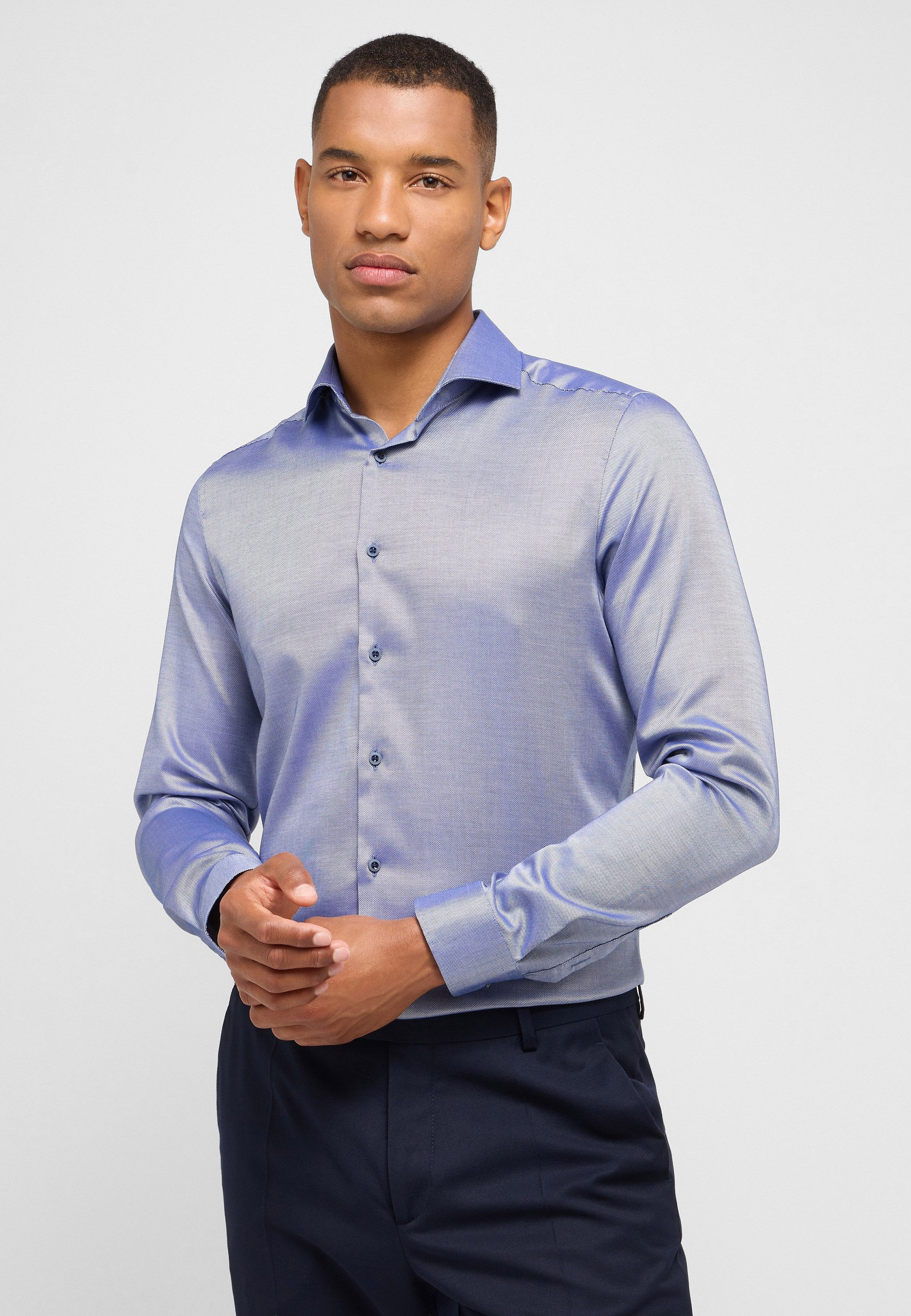 Eterna Langarmhemd SUPER SLIM EASY IRON günstig online kaufen