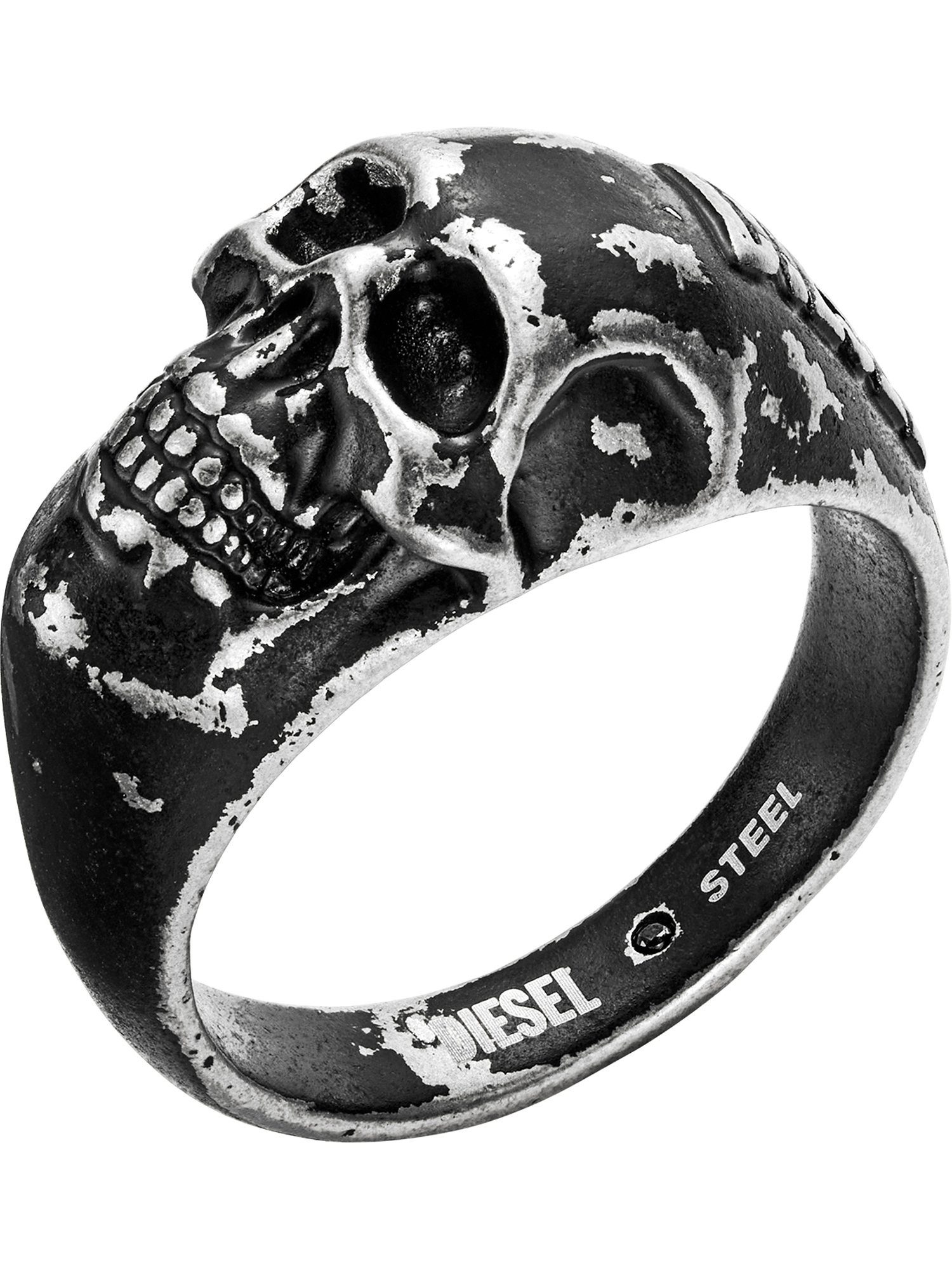 Diesel Fingerring Diesel Unisex-Herrenring Edelstahl