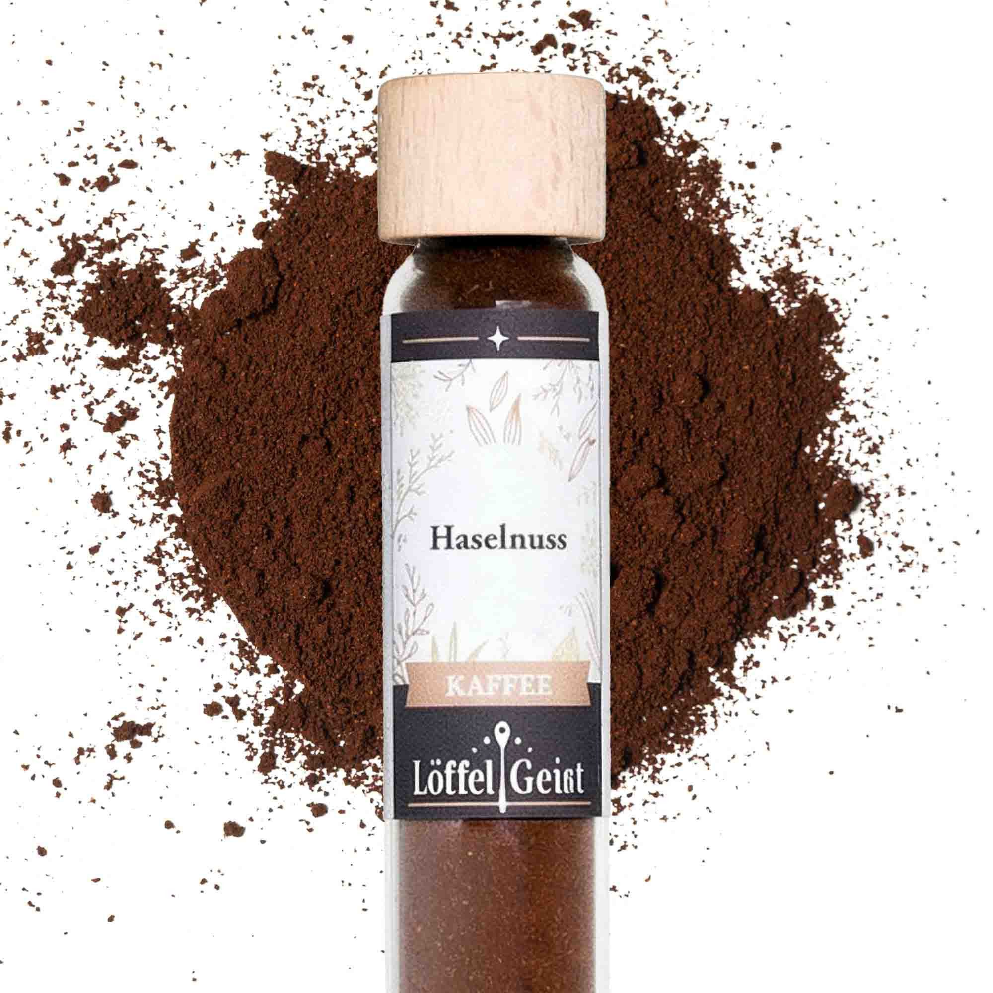 Löffelgeist Kaffee Aromakaffee Haselnuss (22g im praktischen Dosierglas)