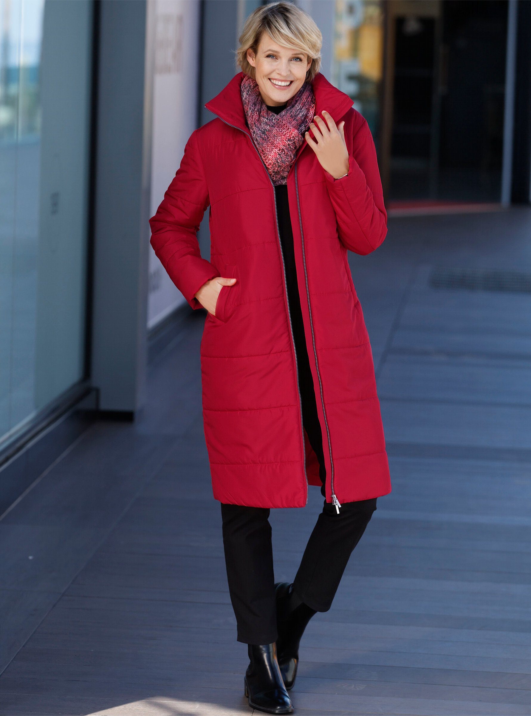 Sieh an! Langmantel Steppmantel