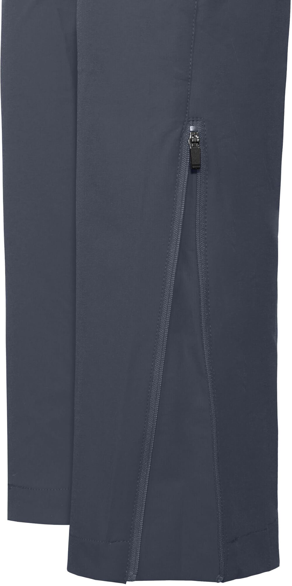Bergson Outdoorhose VIDAA COMFORT Zipp Off (slim) Damen Wanderhose, leicht strapazierfähig, Normalgrößen, grau/blau