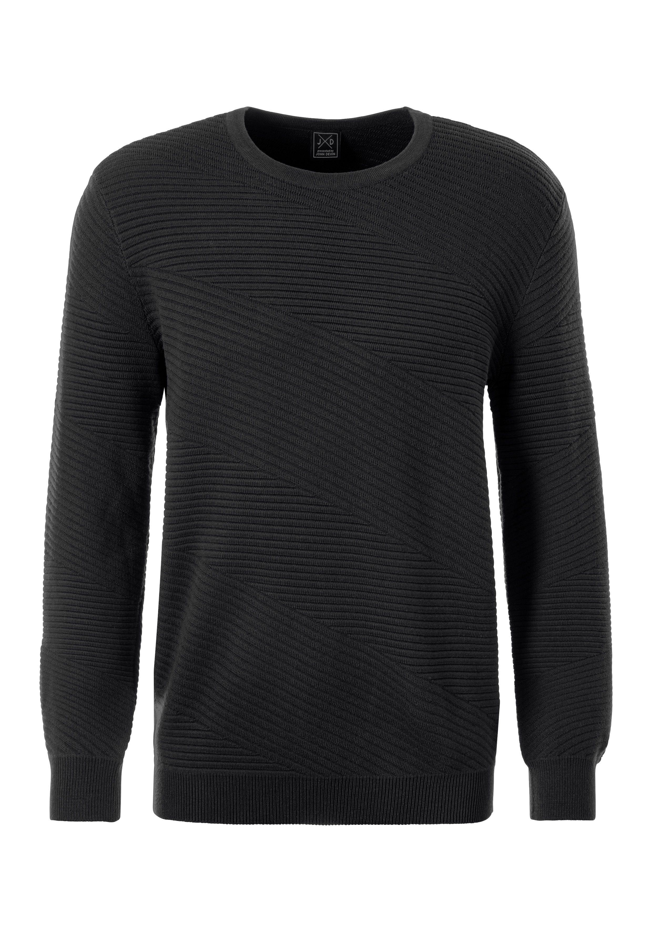 John Devin Strickpullover Pullover aus weichem günstig online kaufen