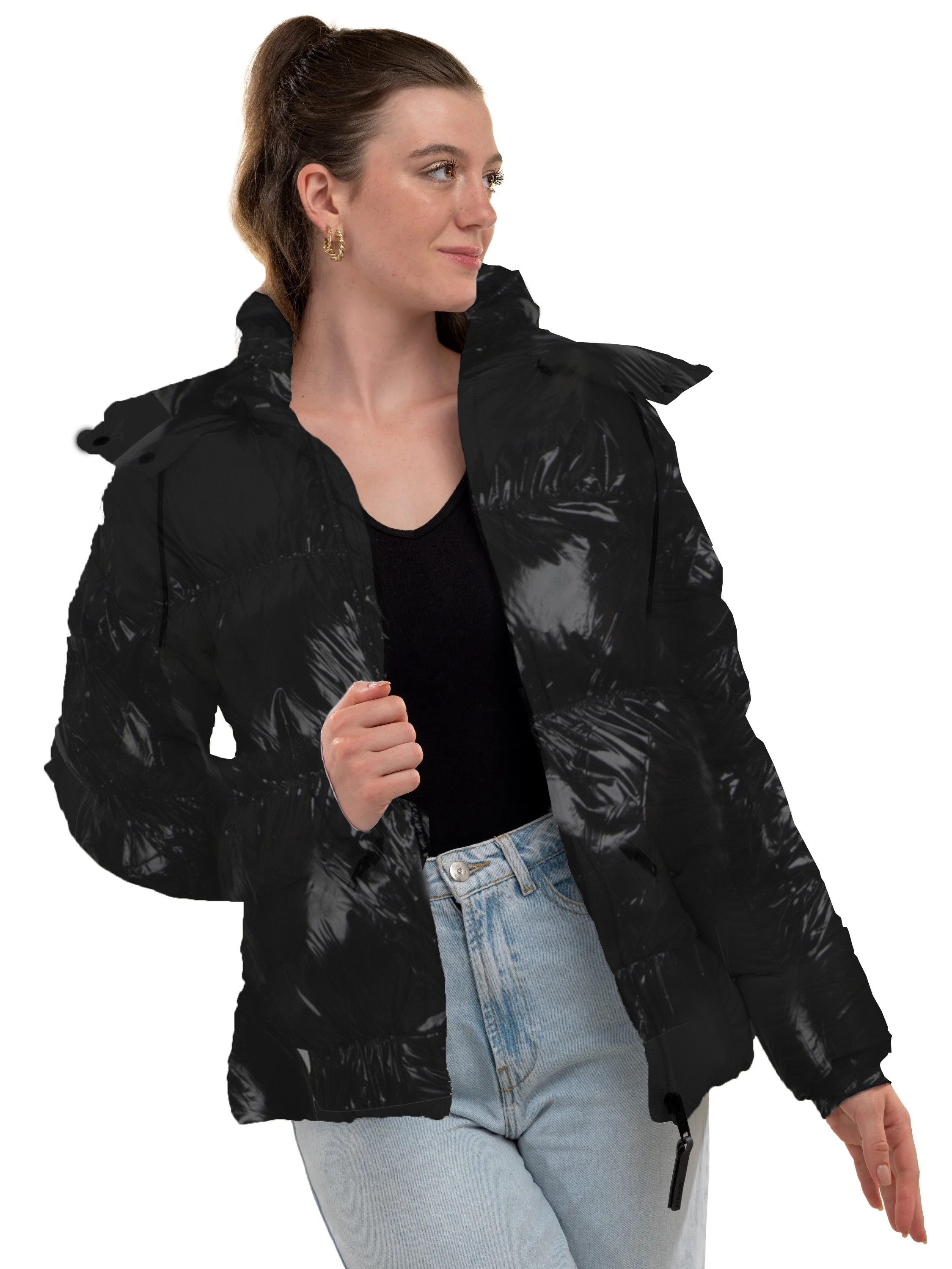 Shorai Steppjacke Damen-Kurzjacke SH2404.580 tailliert und glänzend, mit ab günstig online kaufen