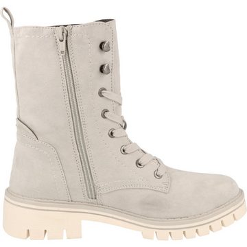 Jana Damen Schuhe H-Weite Vegane Winter Boots Stiefel 8-25281-29 Lt.Grey Schnürstiefel
