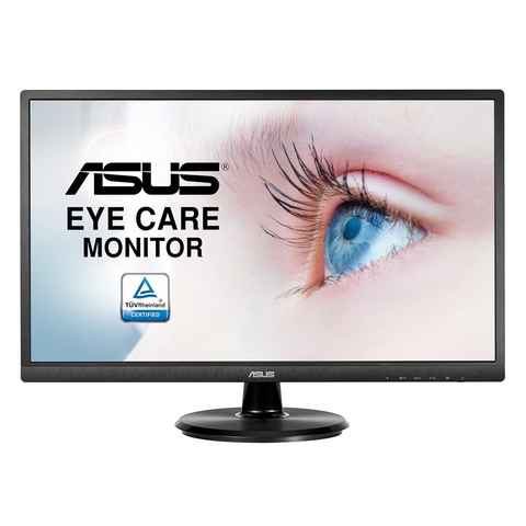 Asus VA249HE LED-Monitor (60,50 cm/23,8 ", 1920 x 1080 px, Full HD, 5 ms Reaktionszeit, Eye-Care, Flicker-Free, Blue-Light-Filter, Anti-Glare, HDMI)