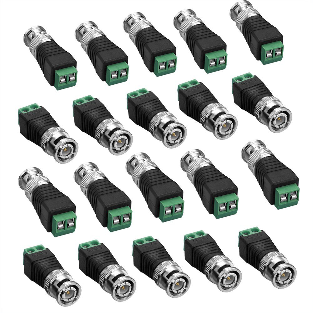 euroharry BNC Stecker auf Klemmenblock Adapter für CCTV Video Kameras Adapter