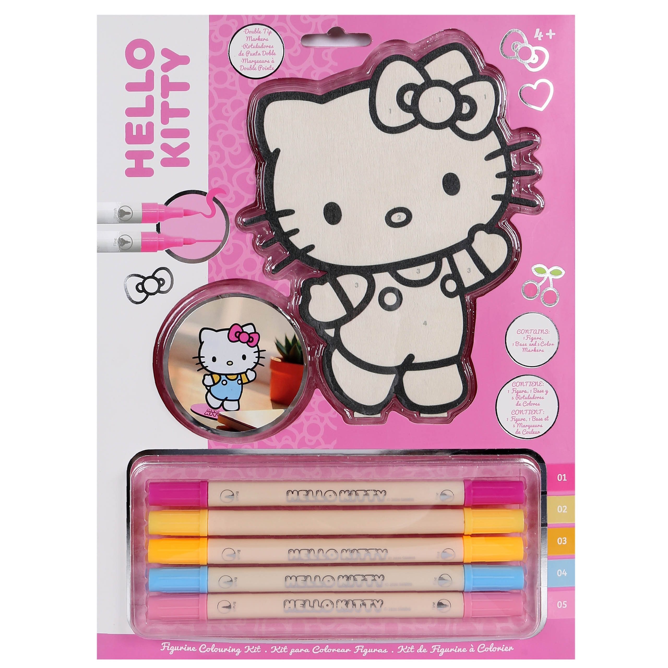 Hello Kitty Kreativset Hello Kitty Malen nach Zahlen, Kreativset für Mädchen