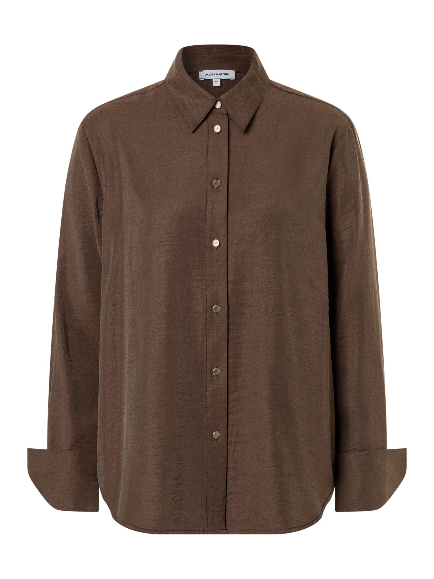 MORE&MORE Langarmbluse Hemdbluse