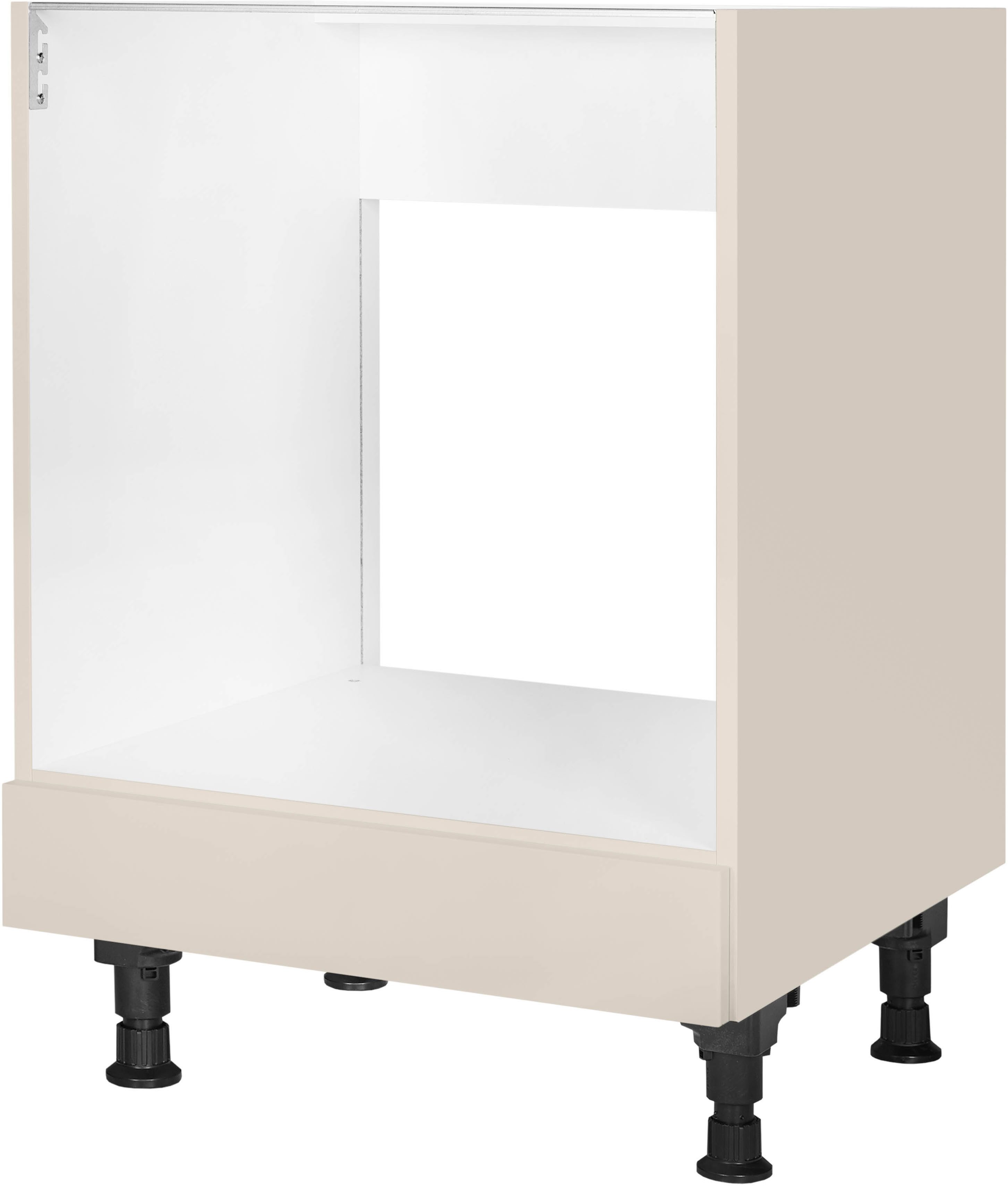 nobilia® Herdumbauschrank "Laser", vormontiert, mit höhenverstellbaren Sockelfüßen, mit Backofenschublade, Breite 60 cm