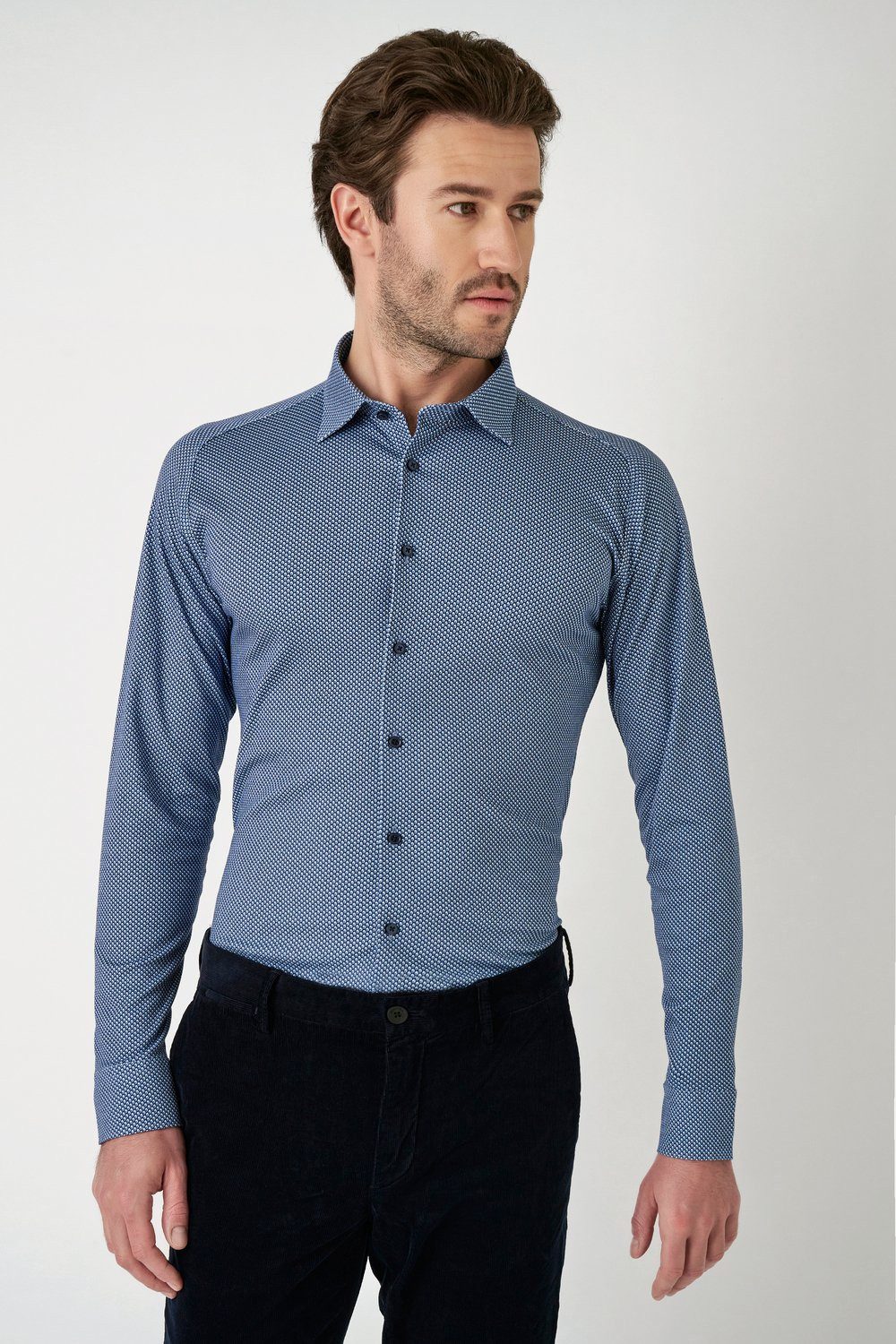 DESOTO Langarmhemd Jerseyhemd Casual Kent günstig online kaufen