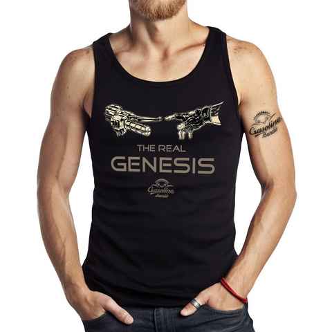 GASOLINE BANDIT® Tanktop für Biker, Racer, Motorrad Fans: The Real Genesis