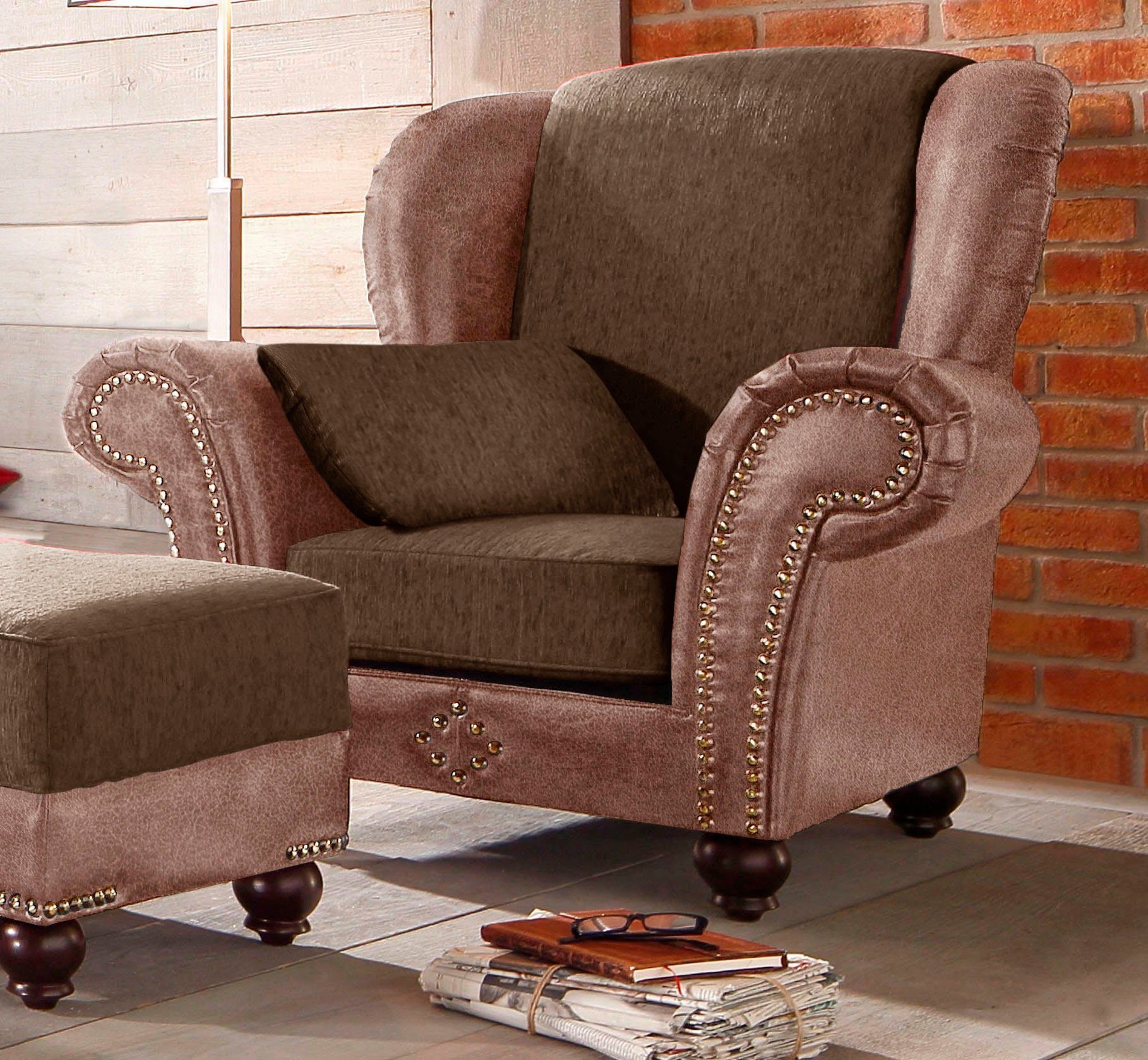 Home affaire Sessel King George gemütlicher günstig online kaufen