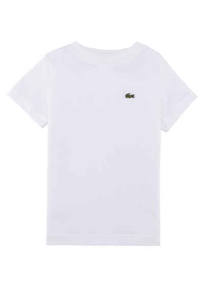 Lacoste T-Shirt mit Lacoste-Krokodil auf Brusthöhe