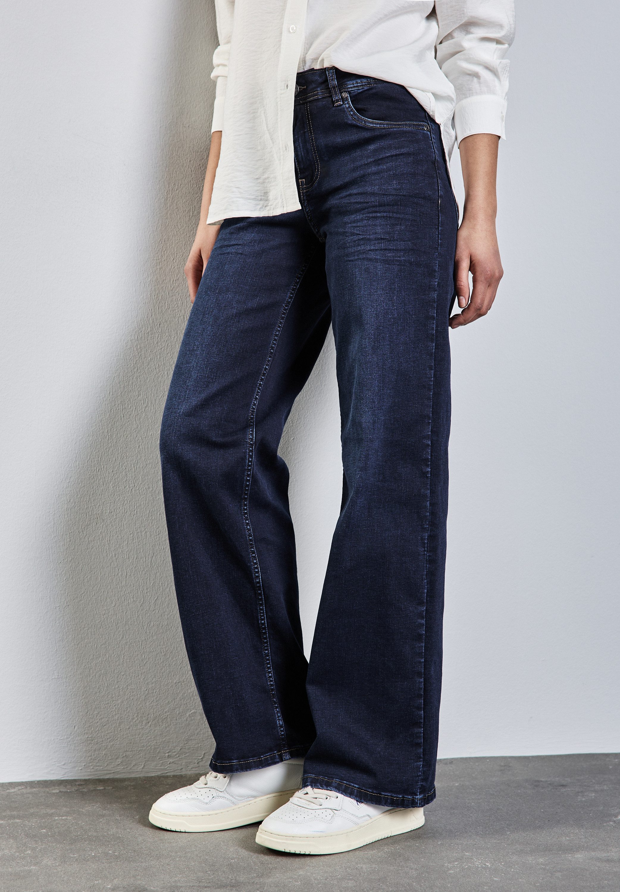 STREET ONE Weite Jeans im Five-Pocket günstig online kaufen