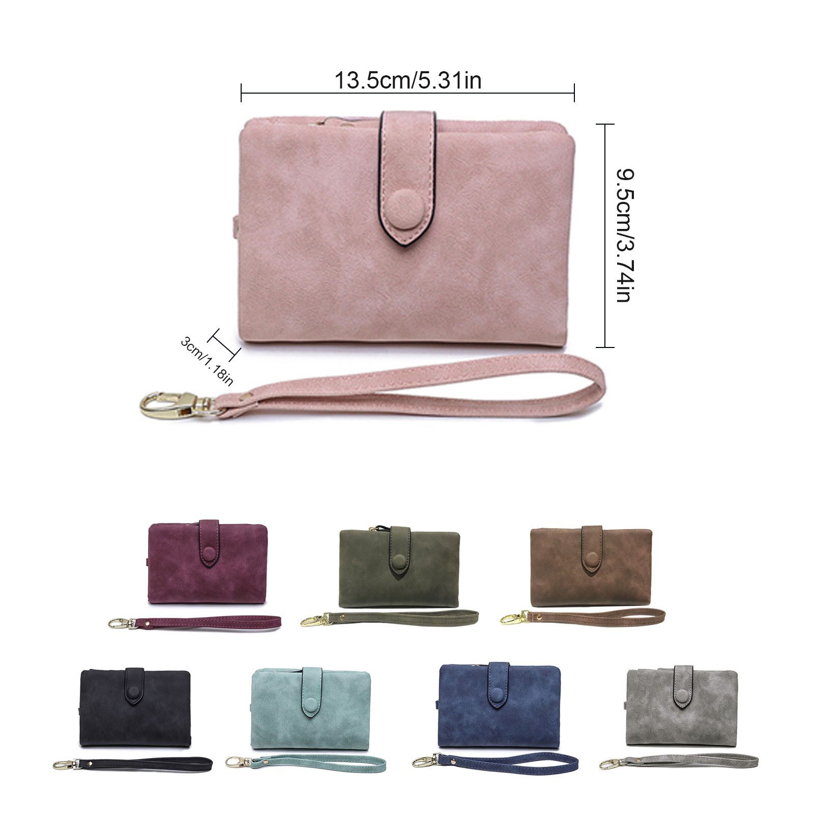 HAUSS SPOLE Geldbörse Geldbeutel Damen mit Bargeld/ID/Kreditkarte Halter Po günstig online kaufen