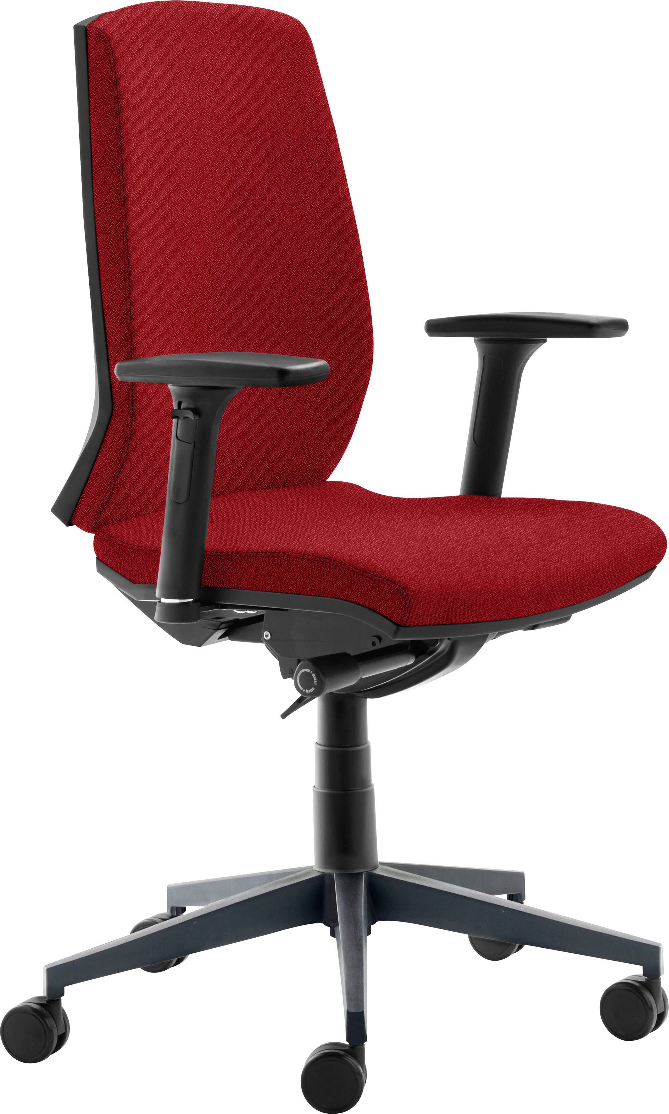 Mayer Sitzmöbel Drehstuhl 2470, Rückenhöhe 7-fach verstellbar Rot | Rot