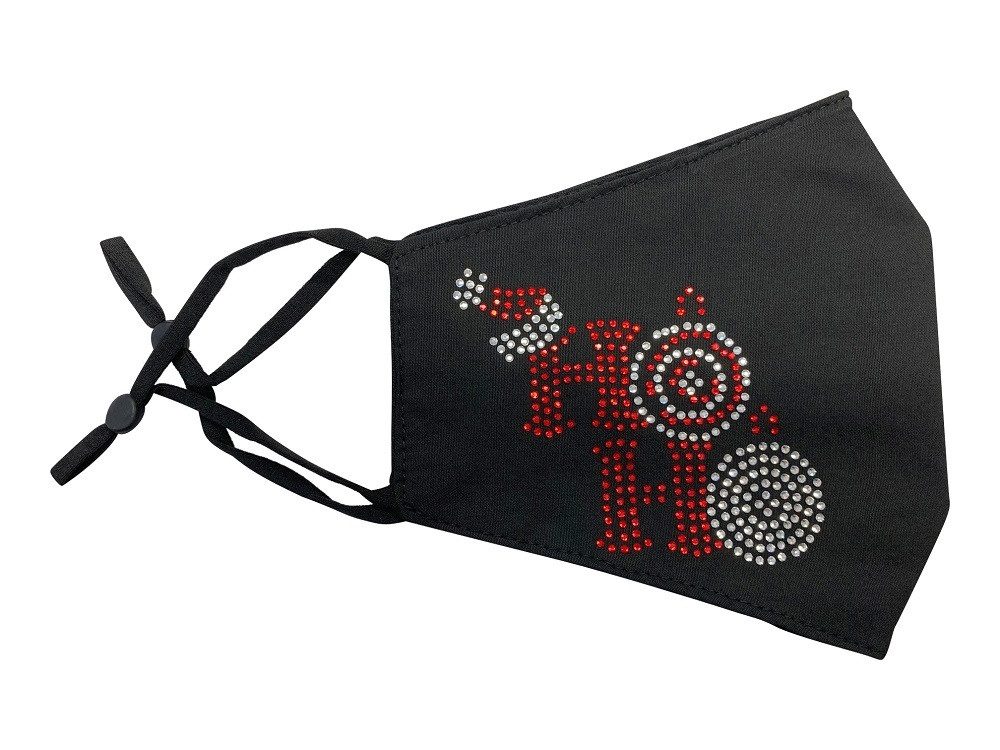 Trachtenland Verkleidungsmaske Weihnachtsmaske Mund Nase Stoffmaske Fashion Gesic