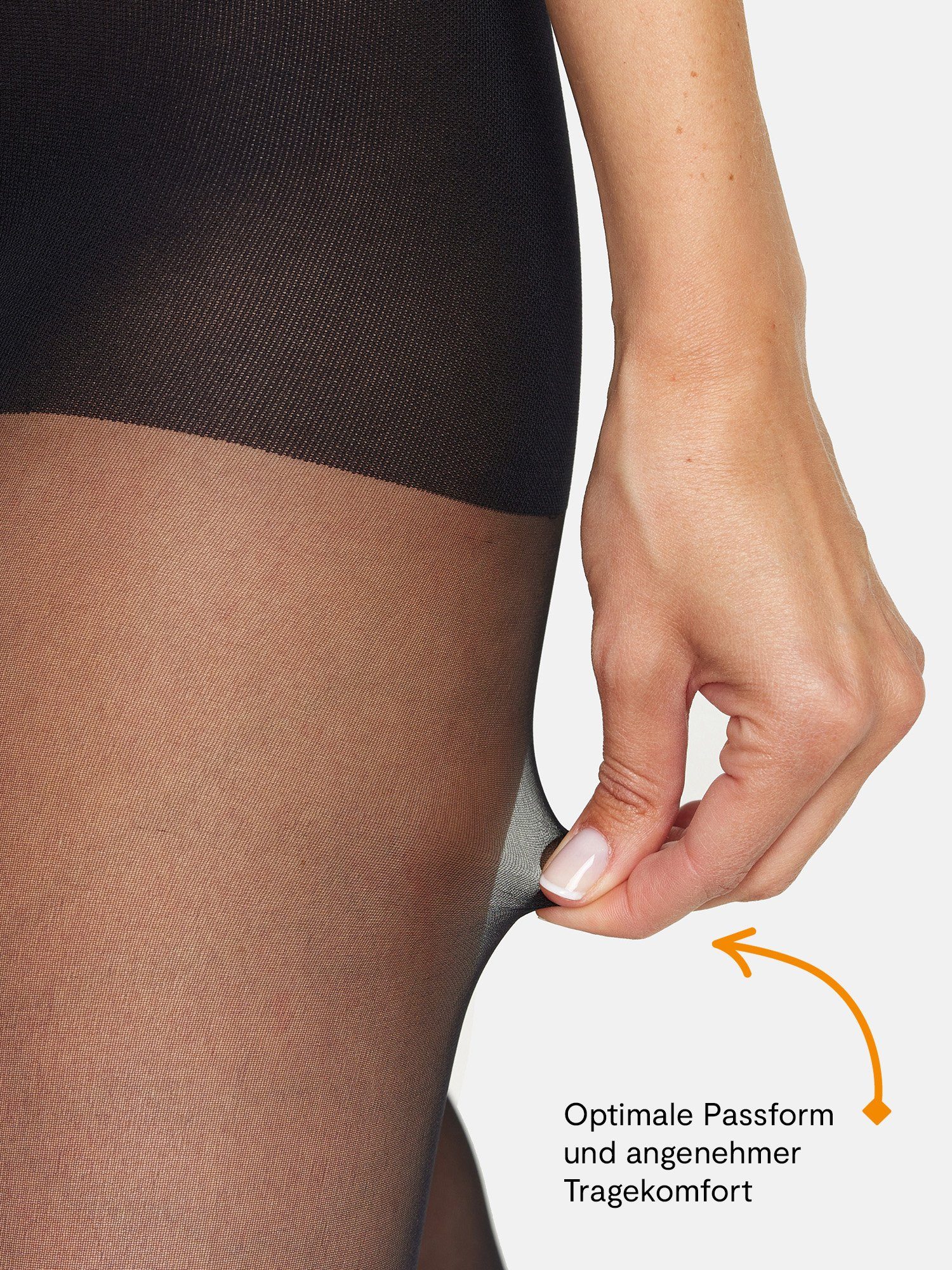 Nur Die Feinstrumpfhose Goodbye Laufmaschen 20 DEN Damen (1er/3er/6er/9er Pack 9 St) Transparent strapazierfähig haltbar Frauen Damen Multipack
