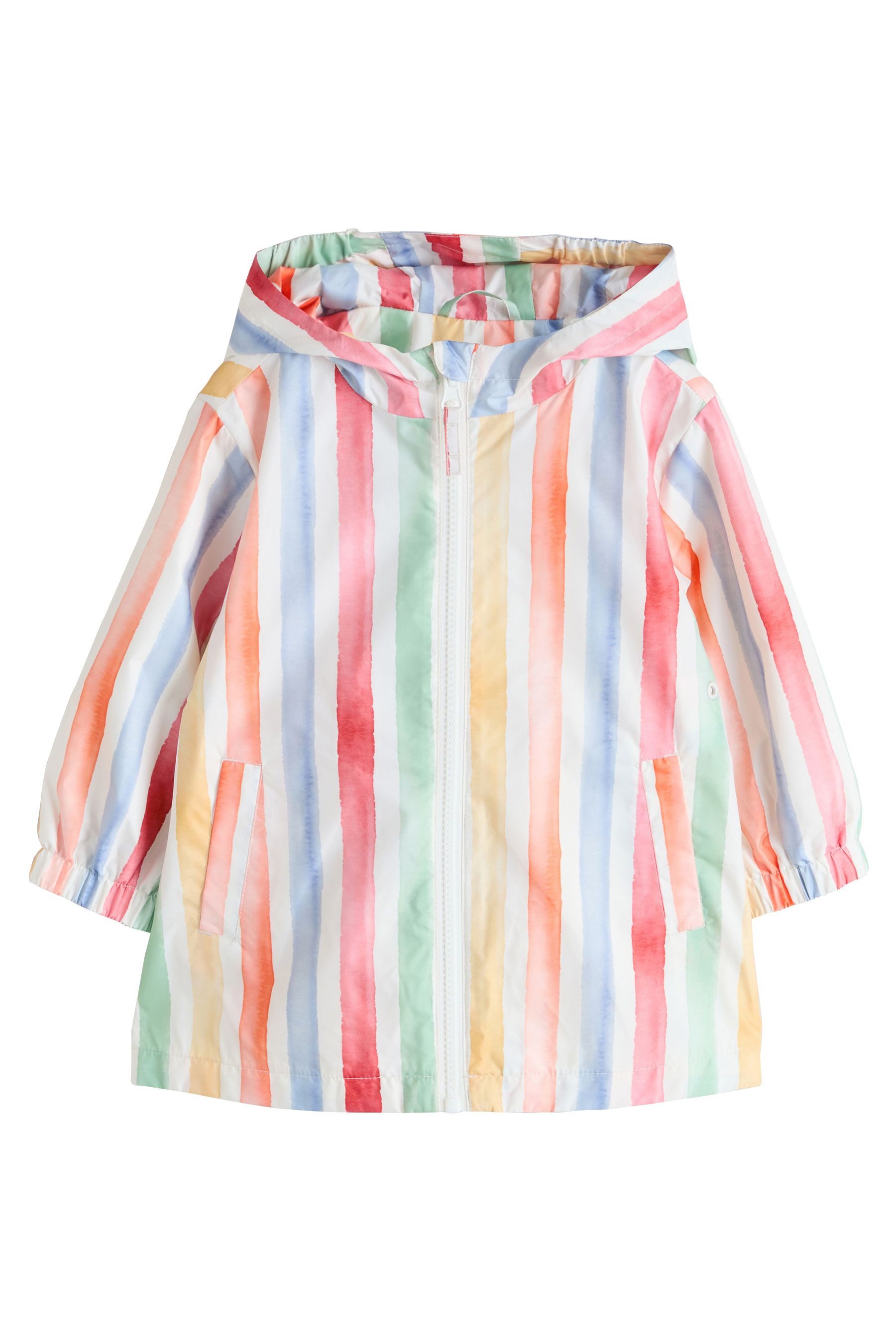 Next Regenjacke Spritzwasserabweisende Regenjacke mit Print (1-St)