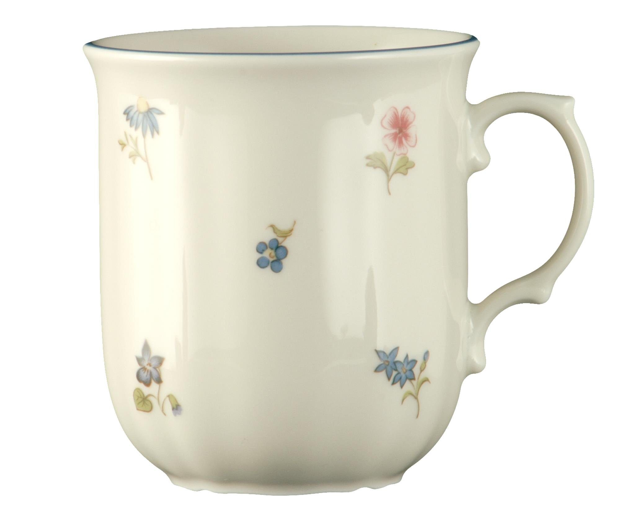 Seltmann Weiden Geschirr-Set Becher mit Henkel 0,25 l Marie Luise Streublume 30308 von Seltmann, Porzellan