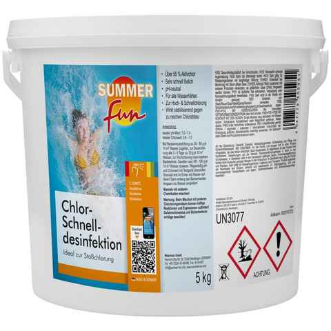 SUMMER FUN Chlorgranulat Chlor-Schnelldesinfektion, 5 kg Granulat