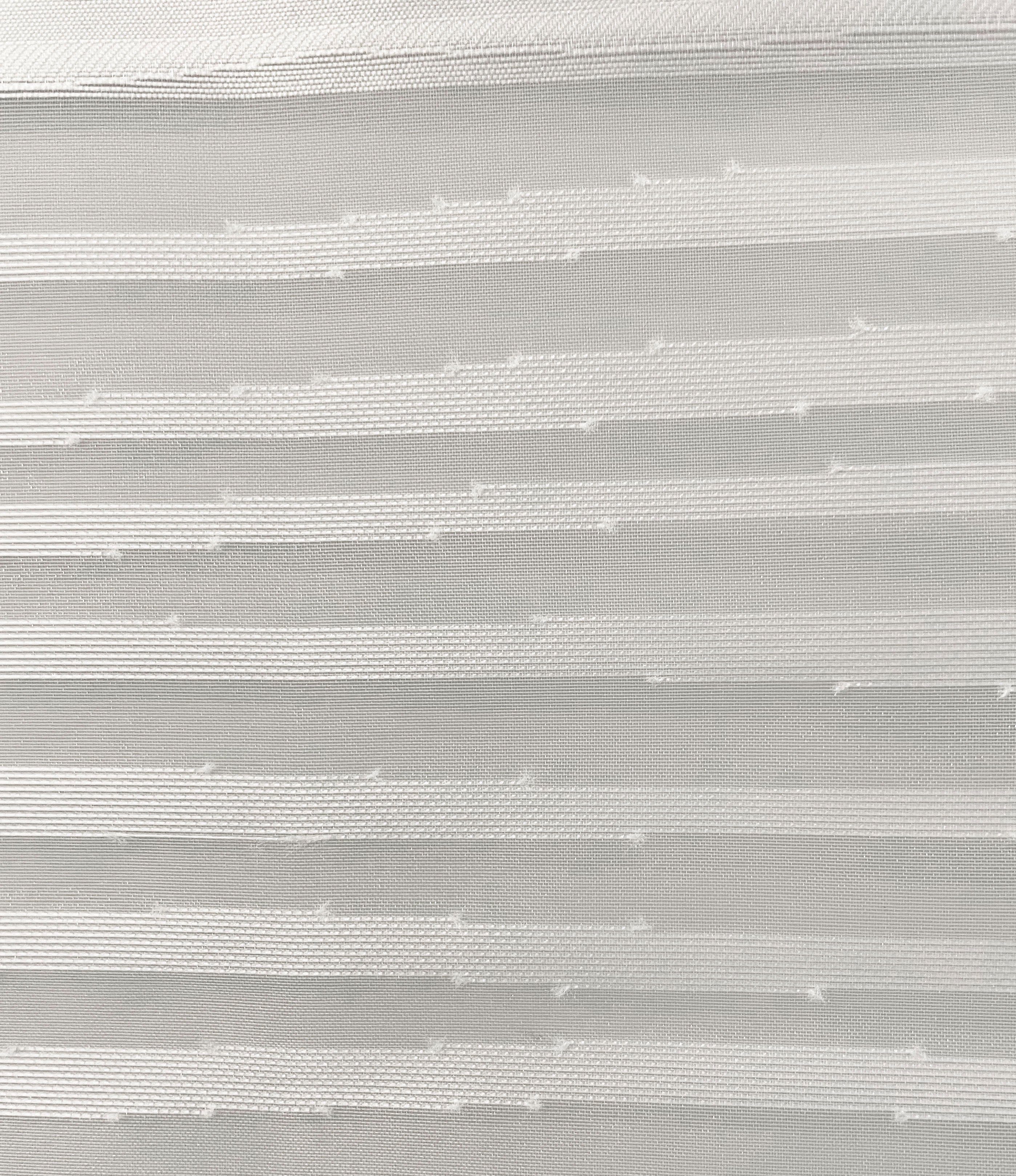 Scheibengardine GABI, 3-tlg. HOME WOHNIDEEN, Stangendurchzug Fensterset (3 GABI St), blickdicht, Querstreifen weiß