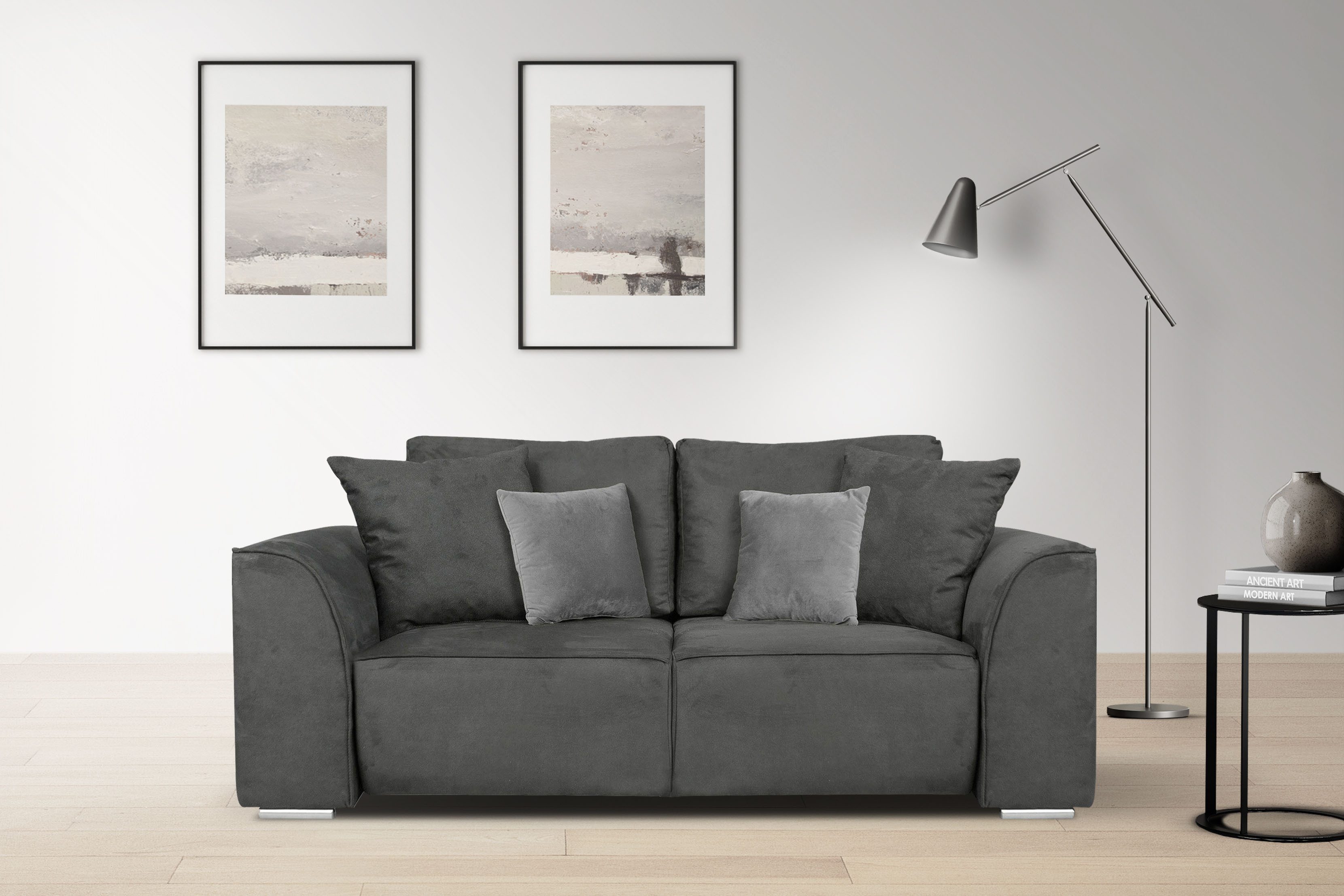 OTTO home 2-Sitzer "BEATRICE, erhältlich in trendigen Stoffoptionen, B/T/H: günstig online kaufen