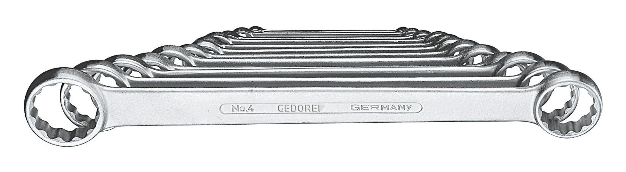 St), mm 22 D837B Ringschlüssel 6 Doppelringschlüssel - Gedore 8tlg. (8 Satz