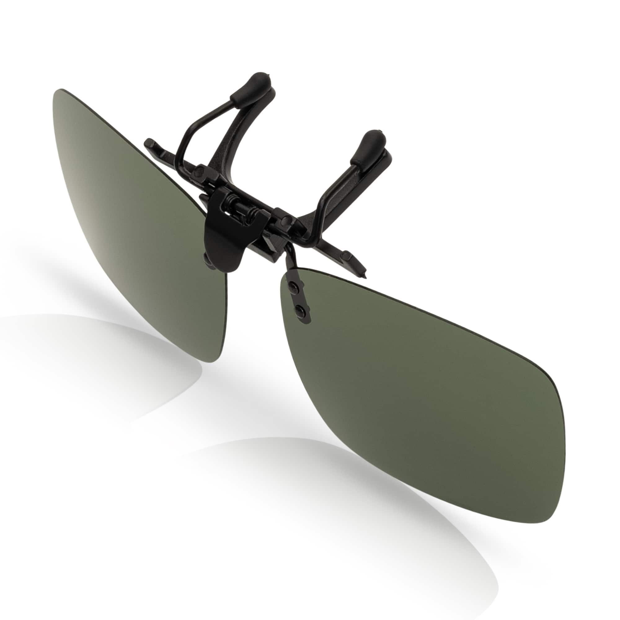 Eyewear Brillen (1-St) Aufsatz Clip polarisierten Polarisiert Grau BEZLIT Pilotenbrille On mit Linsen