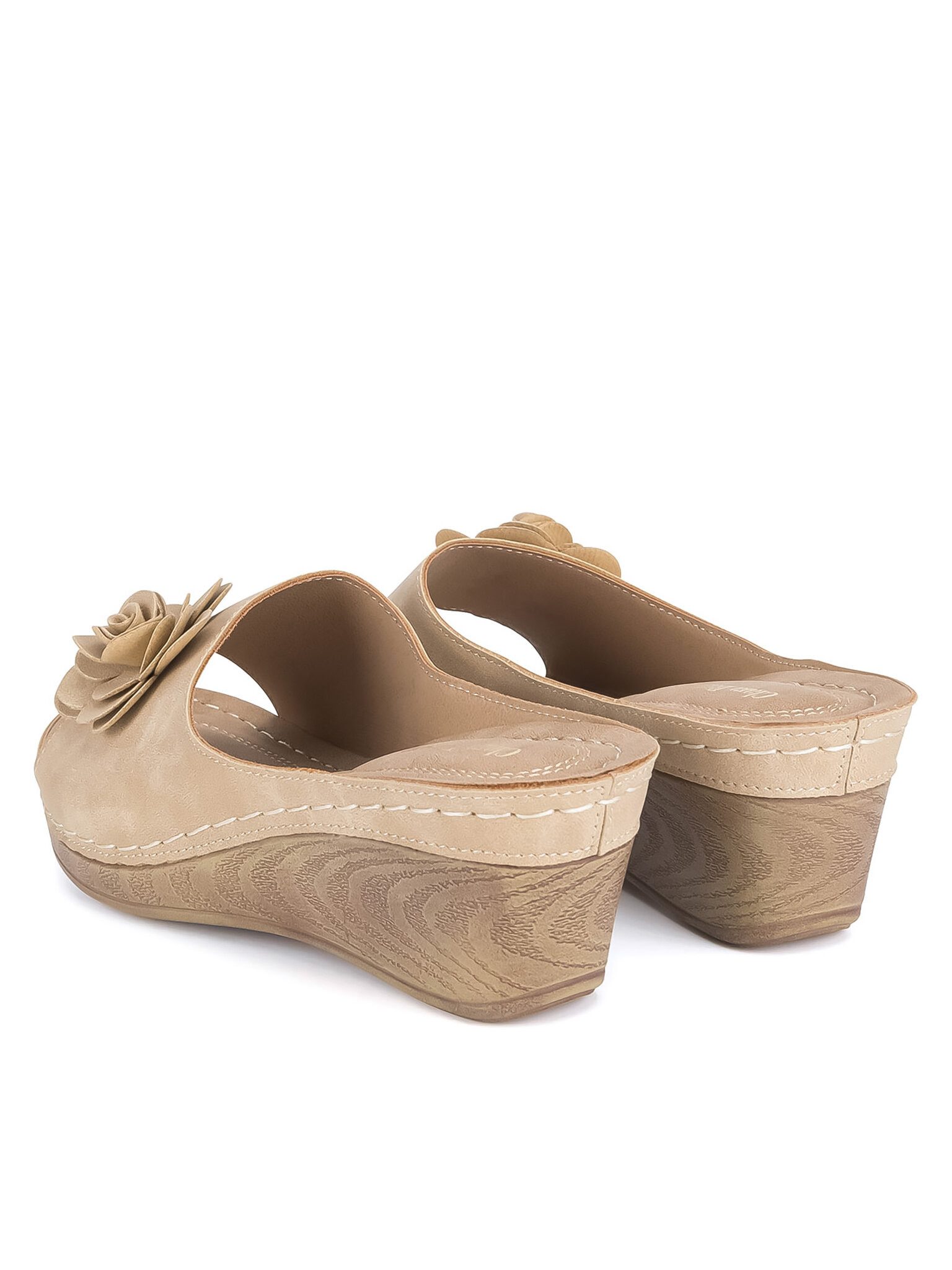 Clara Barson Pantoletten WYL05010-29 Beige Pantolette