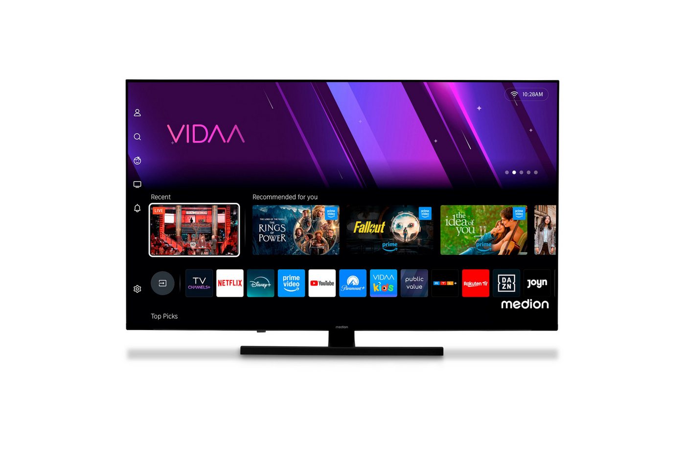 Medion® MD855600 LED-Fernseher (138.8 cm/54.6 Zoll, 4K Ultra HD) schwarz ! RABATT: 23.7% Medion® MD855600 LED-Fernseher (138.8 cm/54.6 Zoll, 4K Ultra HD) schwarz ! RABATT: 23.7%