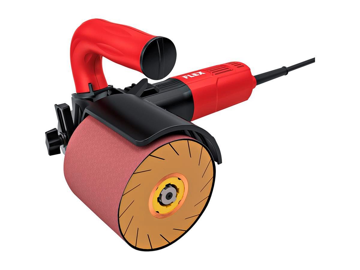 Flex Walzenschleifer BSE 16-3 100, max. 3900 U/min, (im Karton), Mikroprozessor-Elektronik: Drehzahlvorwah, Sanftanlauf