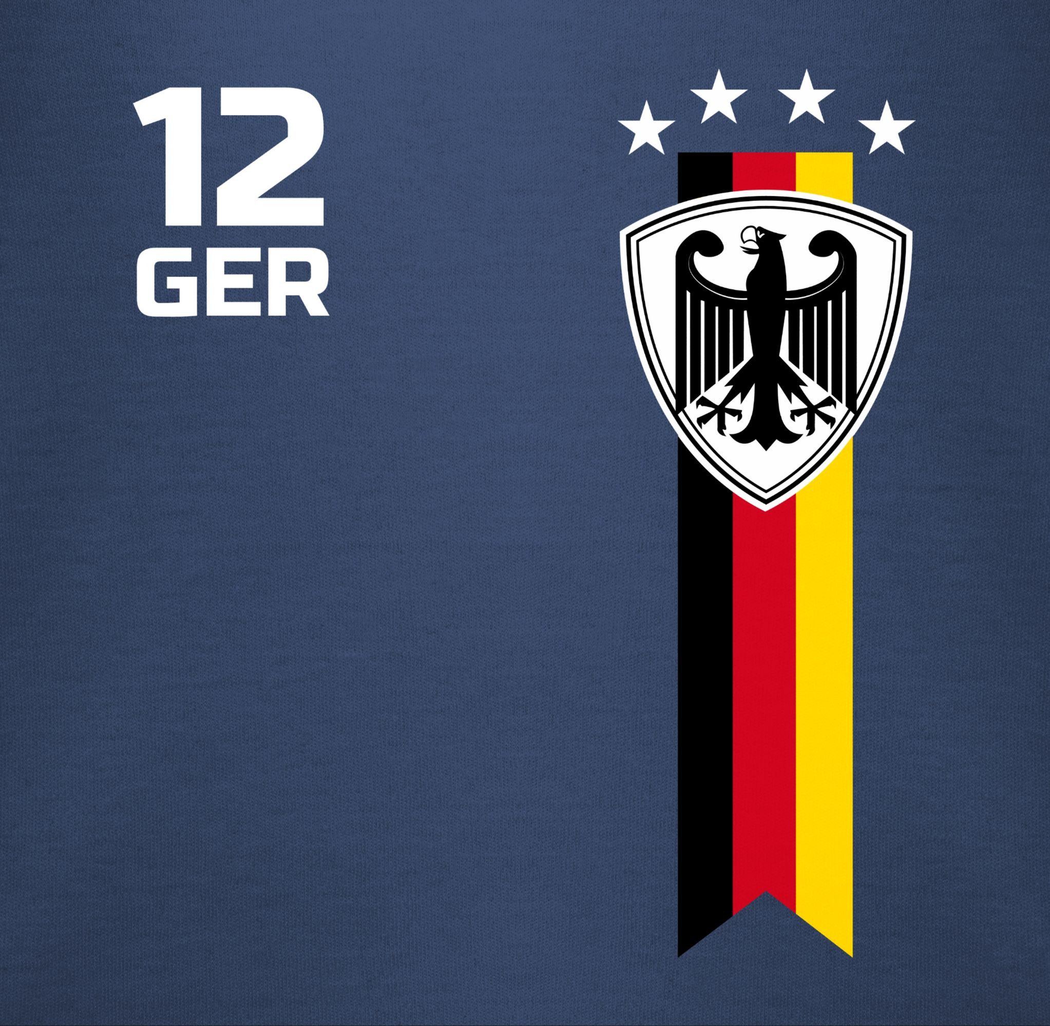 Shirtracer Shirtbody WM Fan Deutschland 2026 Fussball WM Fanartikel Baby