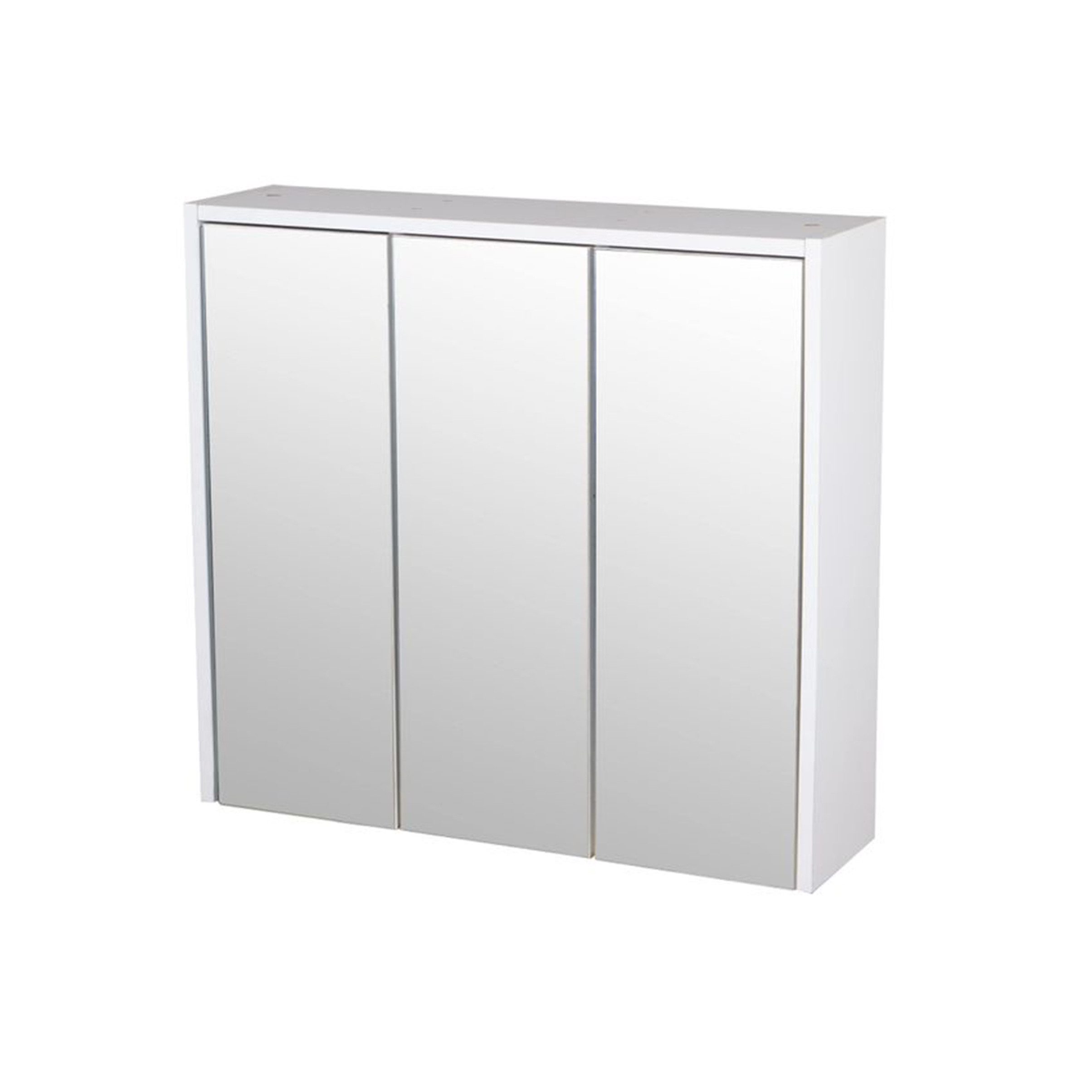 Happy Home Badezimmerspiegelschrank Spiegelschrank mit 3 Türen Badezimmerschrank Spiegel Badschrank