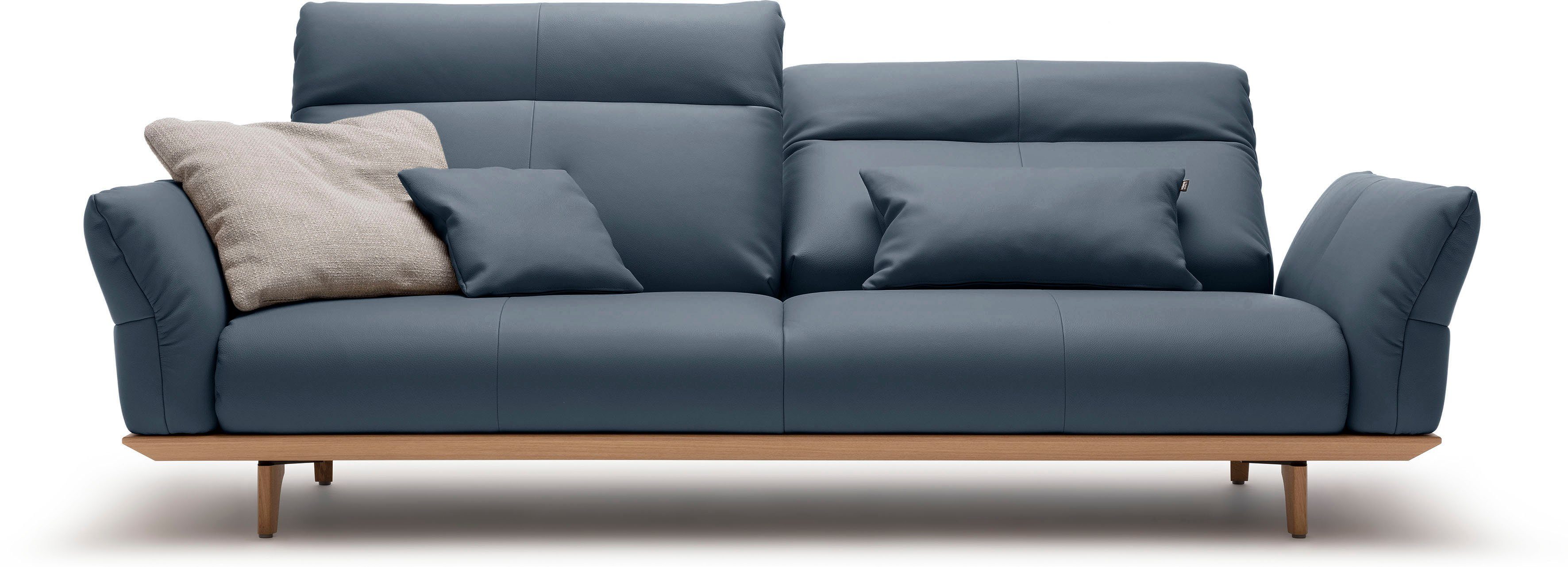 hülsta sofa 3,5-Sitzer hs.460, 228 Sockel cm natur, Eiche Breite Füße Eiche, in