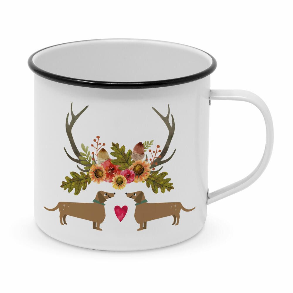 PPD Tasse Waltraut & Walter Happy Metal Mug, 500 ml, Metall
