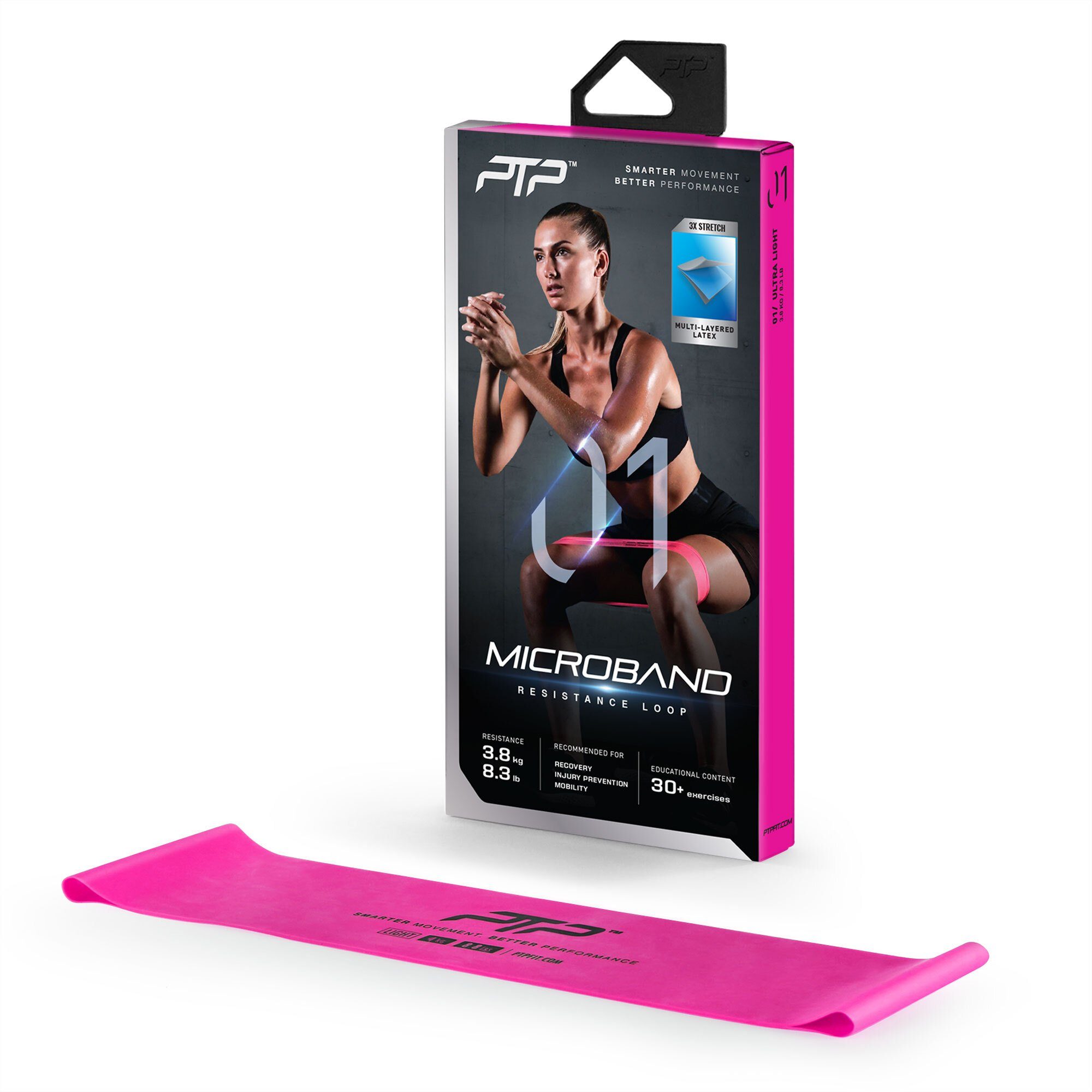 PTP Gymnastikbänder MICROBAND Pink